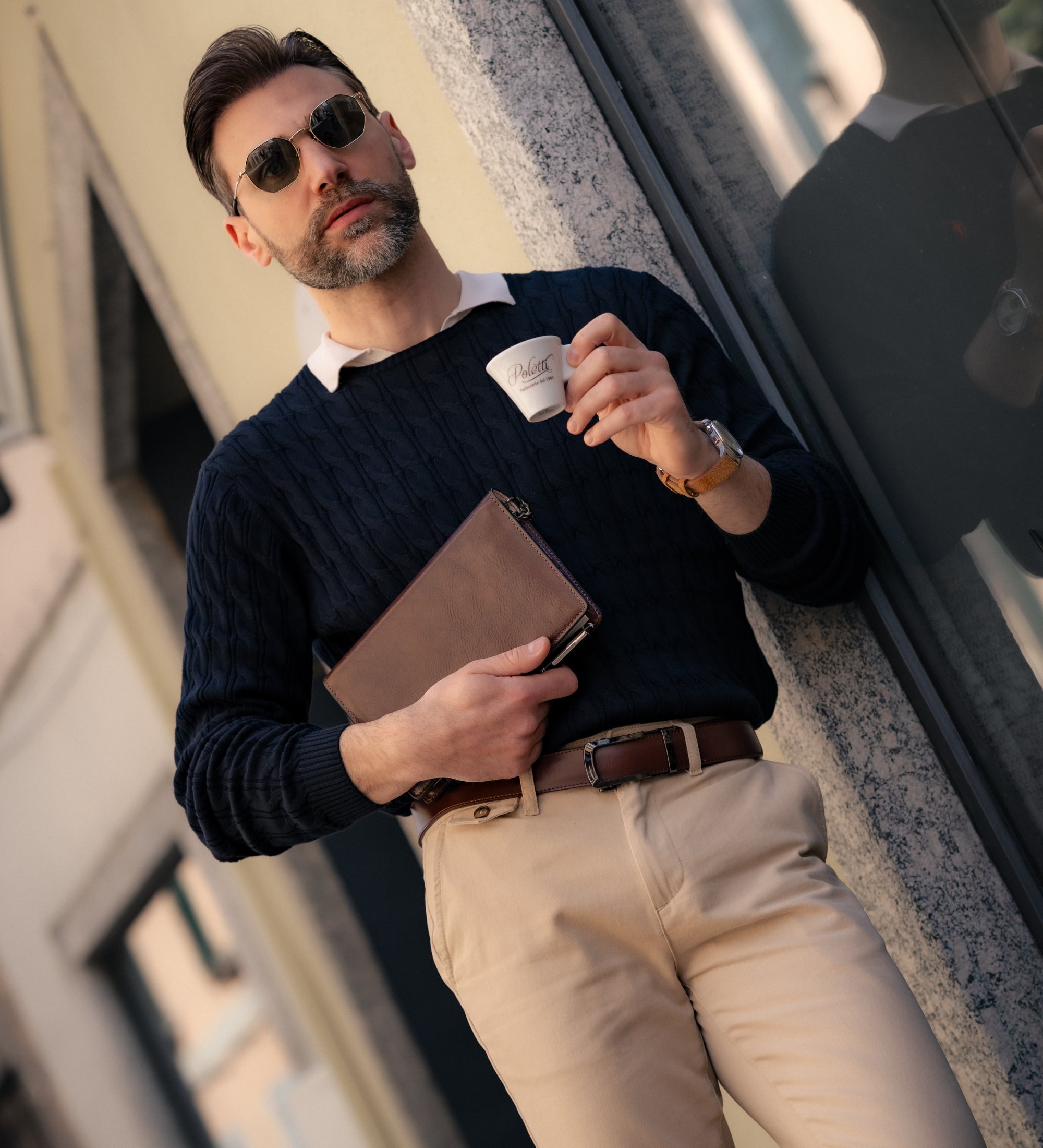 Leather Journal with Refillable A5 Notepad - The Diary of a Nobody