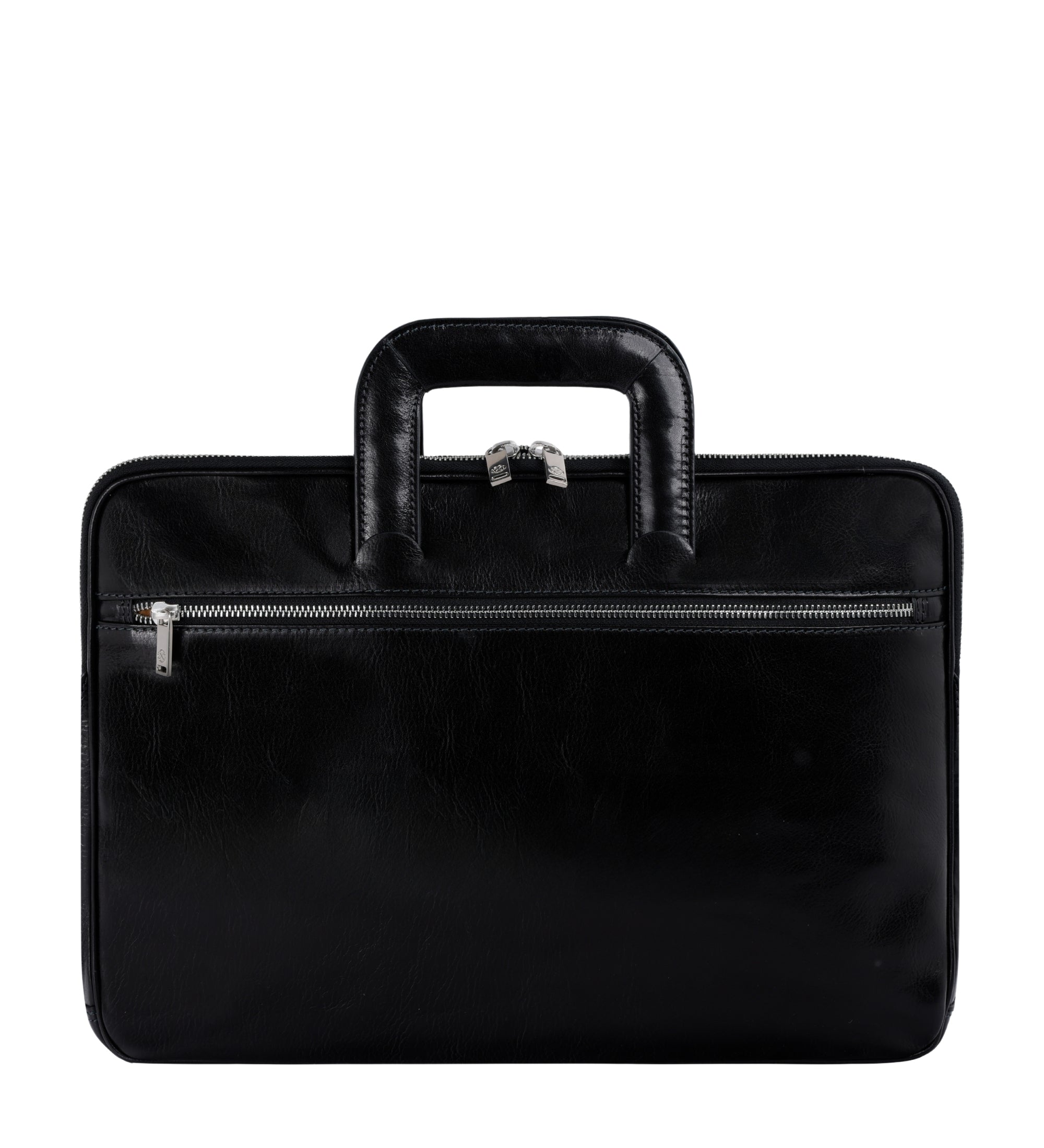 Aktentasche aus vollnarbigem italienischem Leder - Brave New World