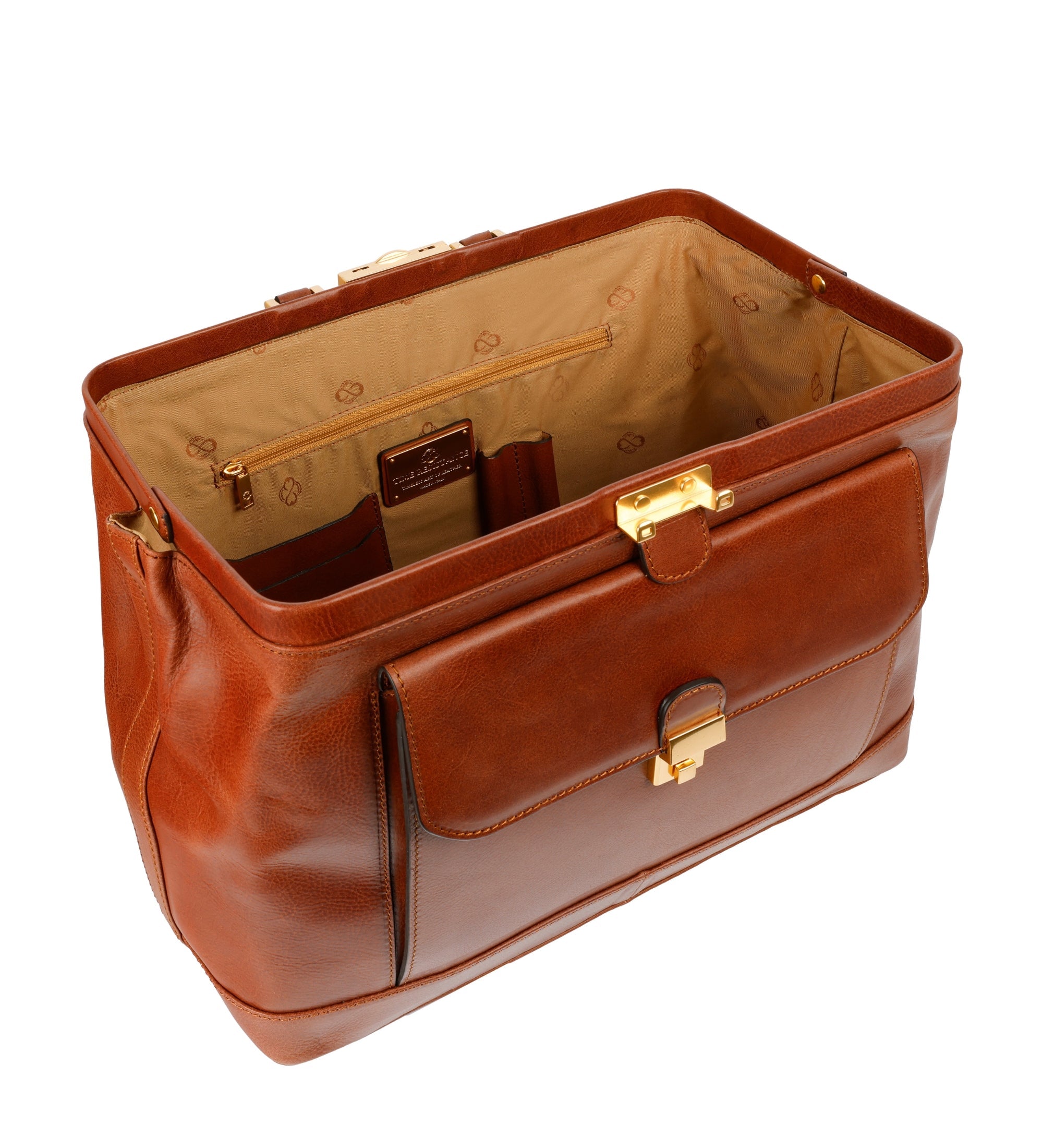 Large Italian Leather Doctor Bag - Hamlet