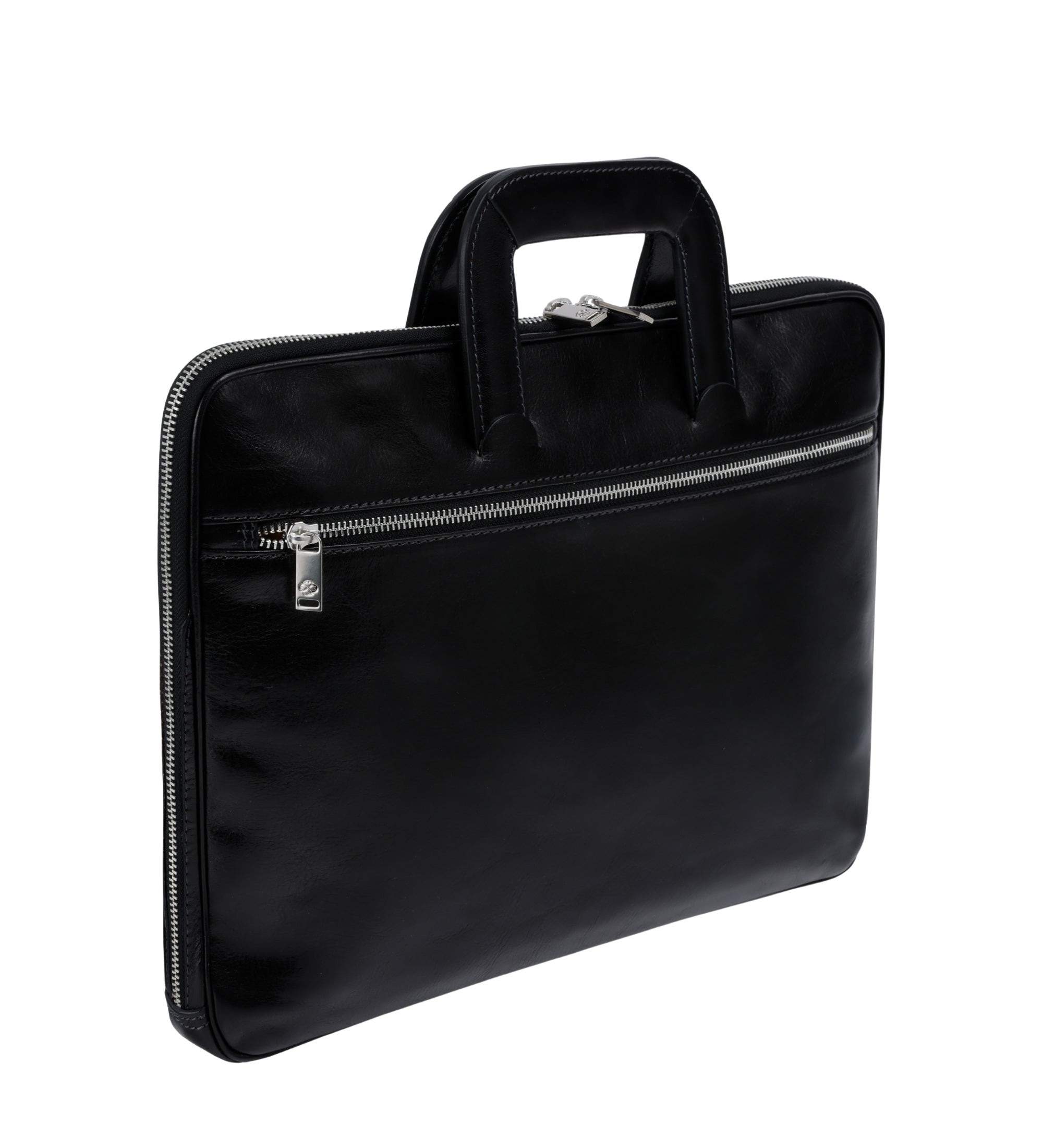 Aktentasche aus vollnarbigem italienischem Leder - Brave New World