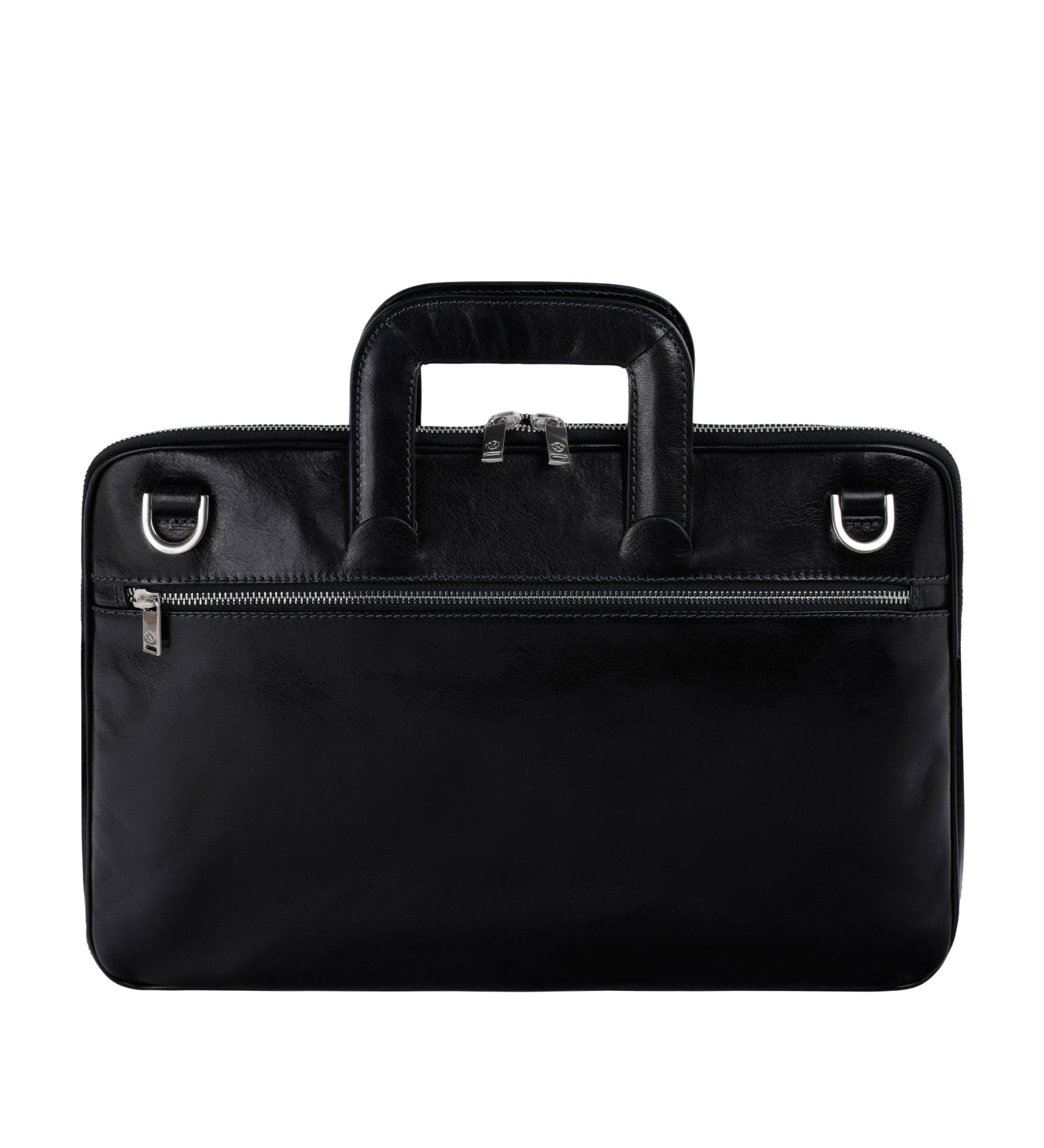 Aktentasche aus vollnarbigem italienischem Leder - Brave New World