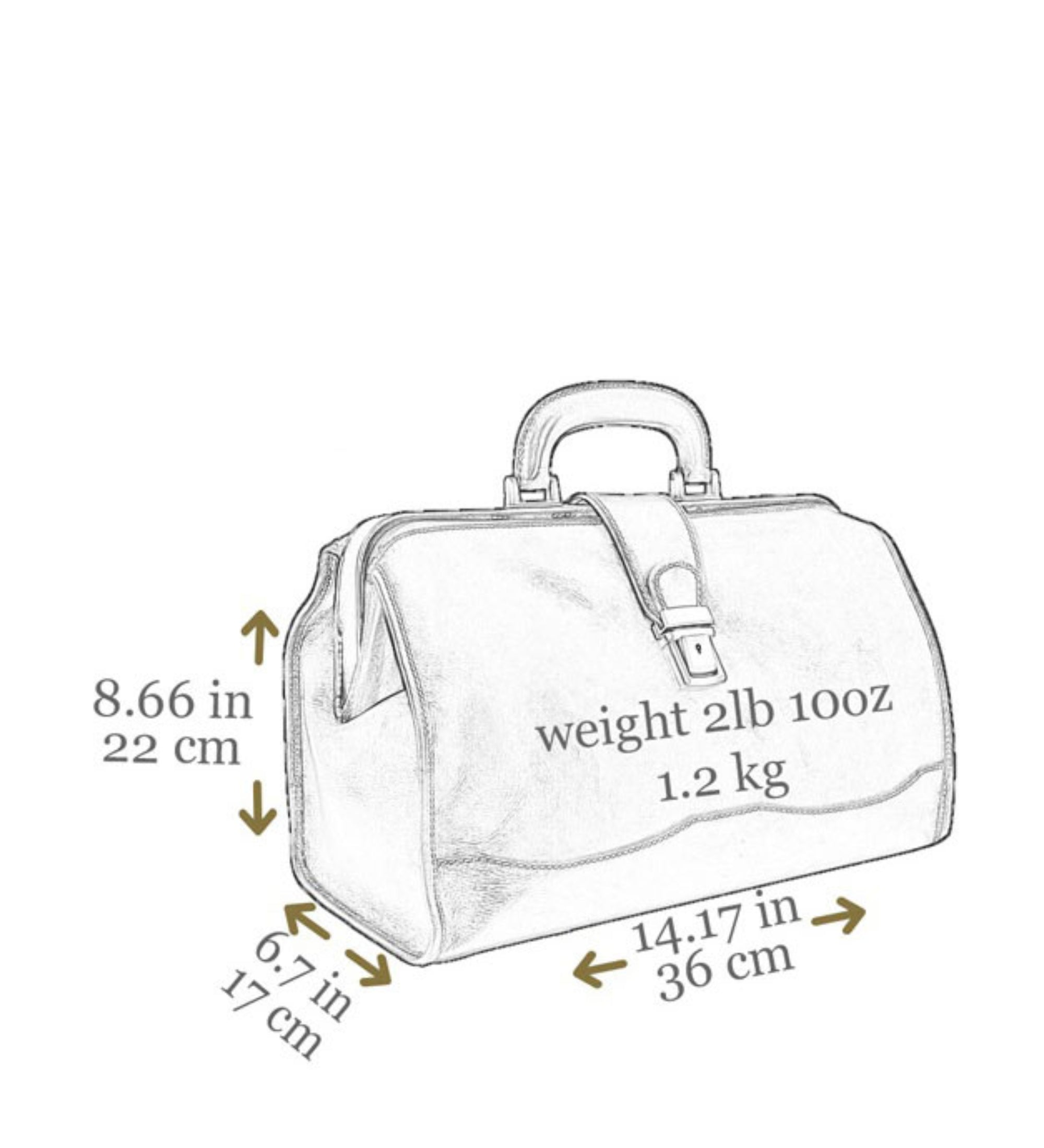 Small Leather Doctor Bag - David Copperfield