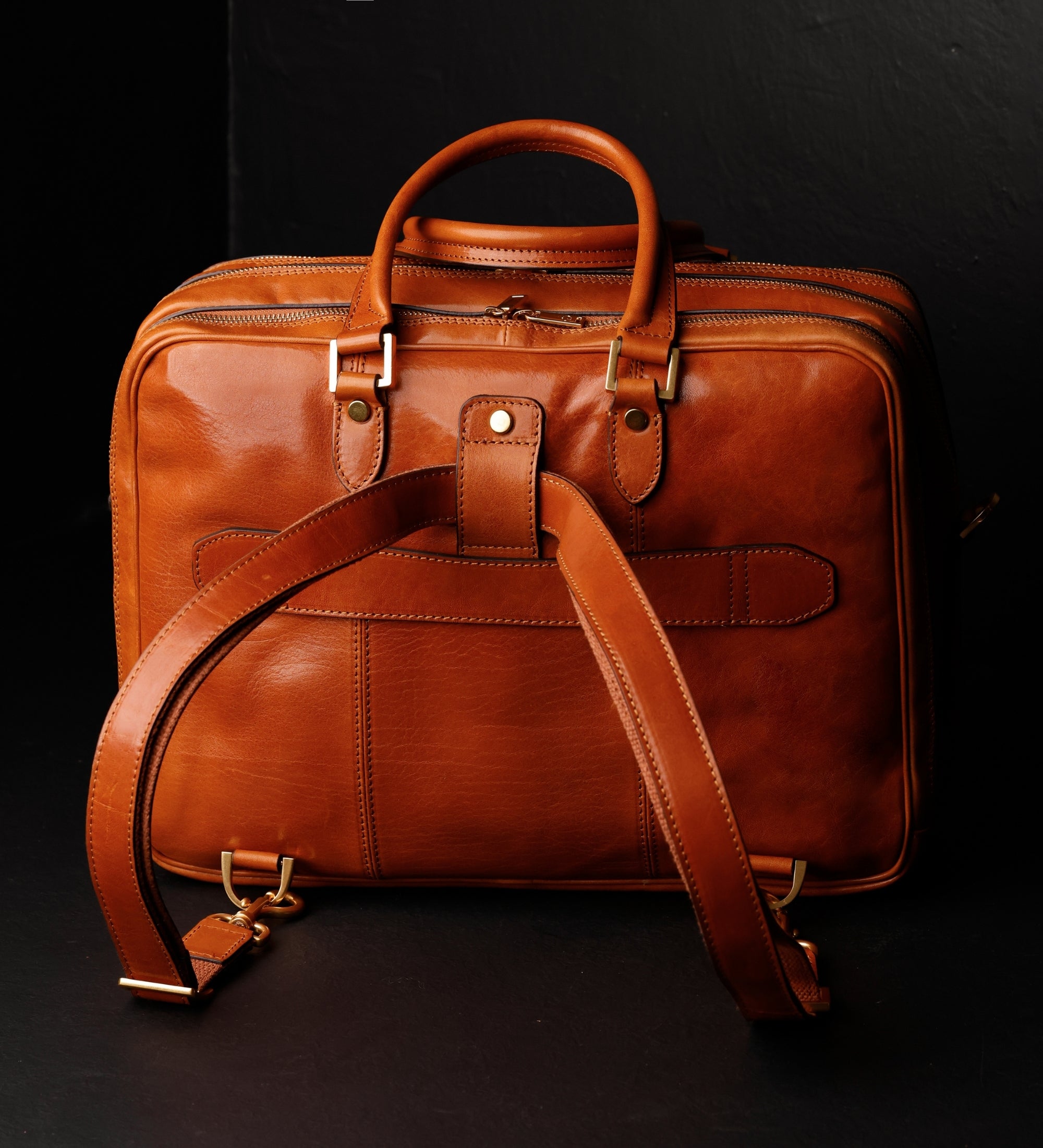 Womens Leather Convertible Bag Backpack - A Farewell to Arms