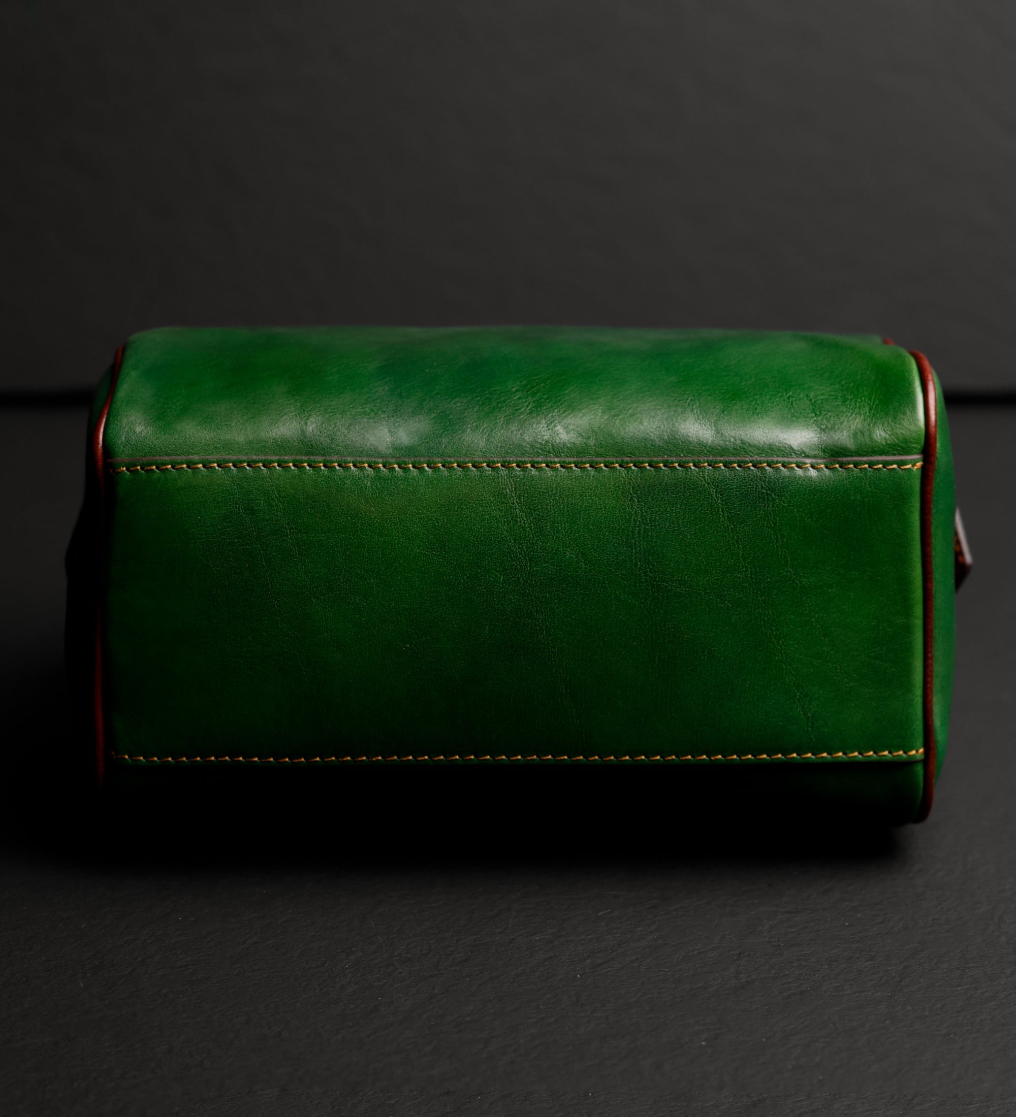 Womens Leather Barrel Bag Handbag - Little Dorrit