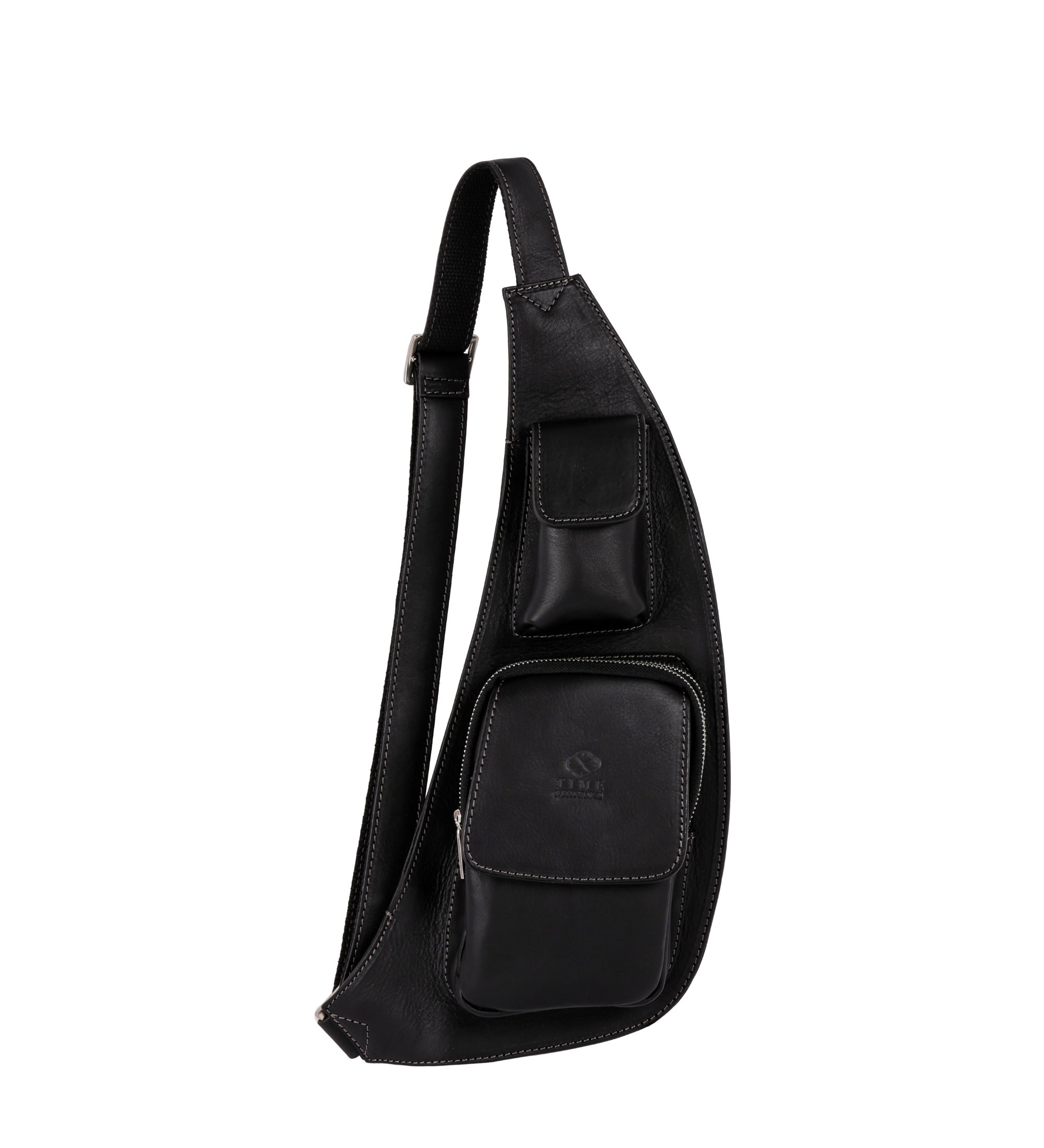 Leather Sling Bag Crossbody Bag - The Monk
