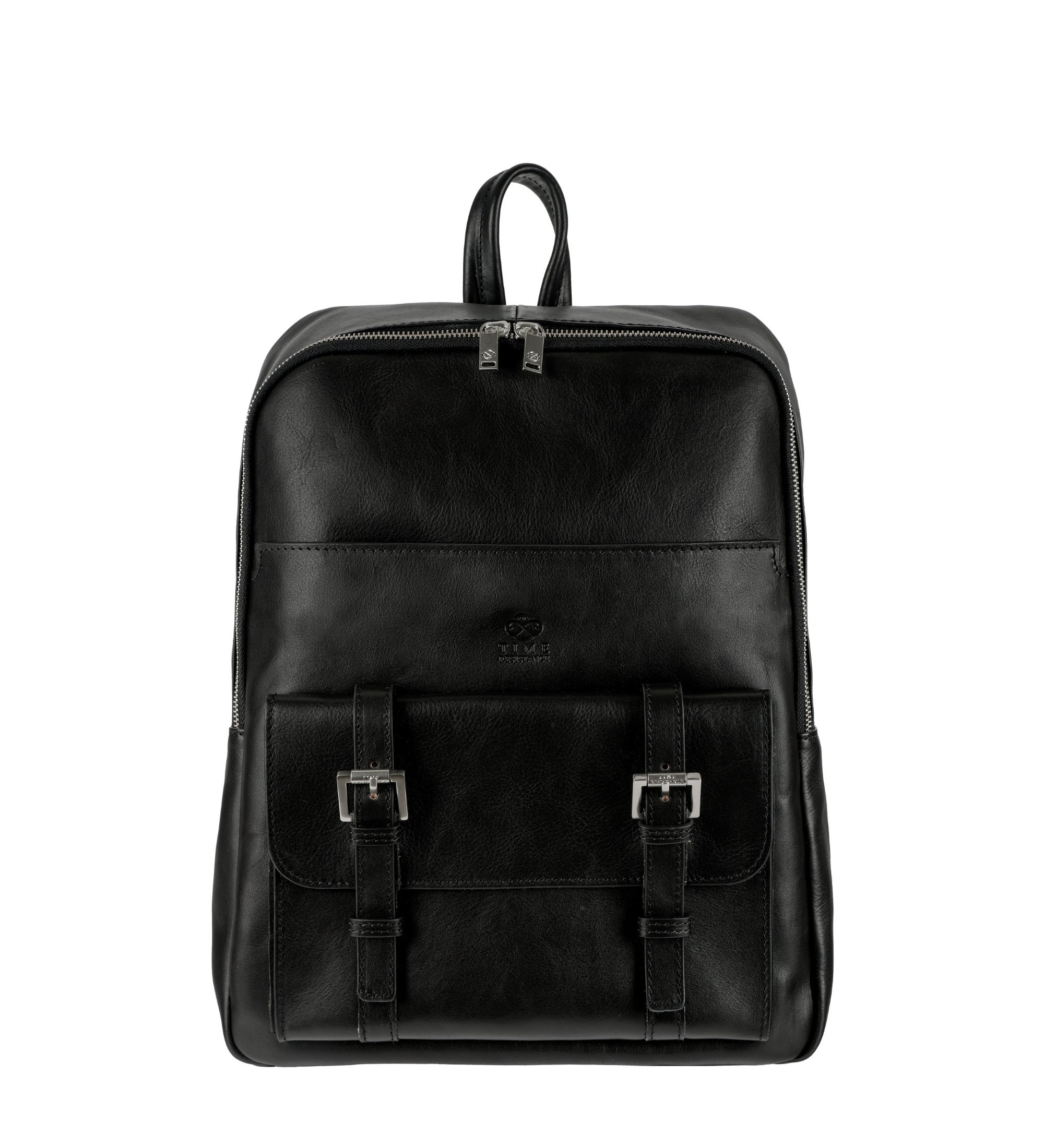 Großer Unisex-Rucksack aus italienischem Vollnarbenleder - The Divine Comedy