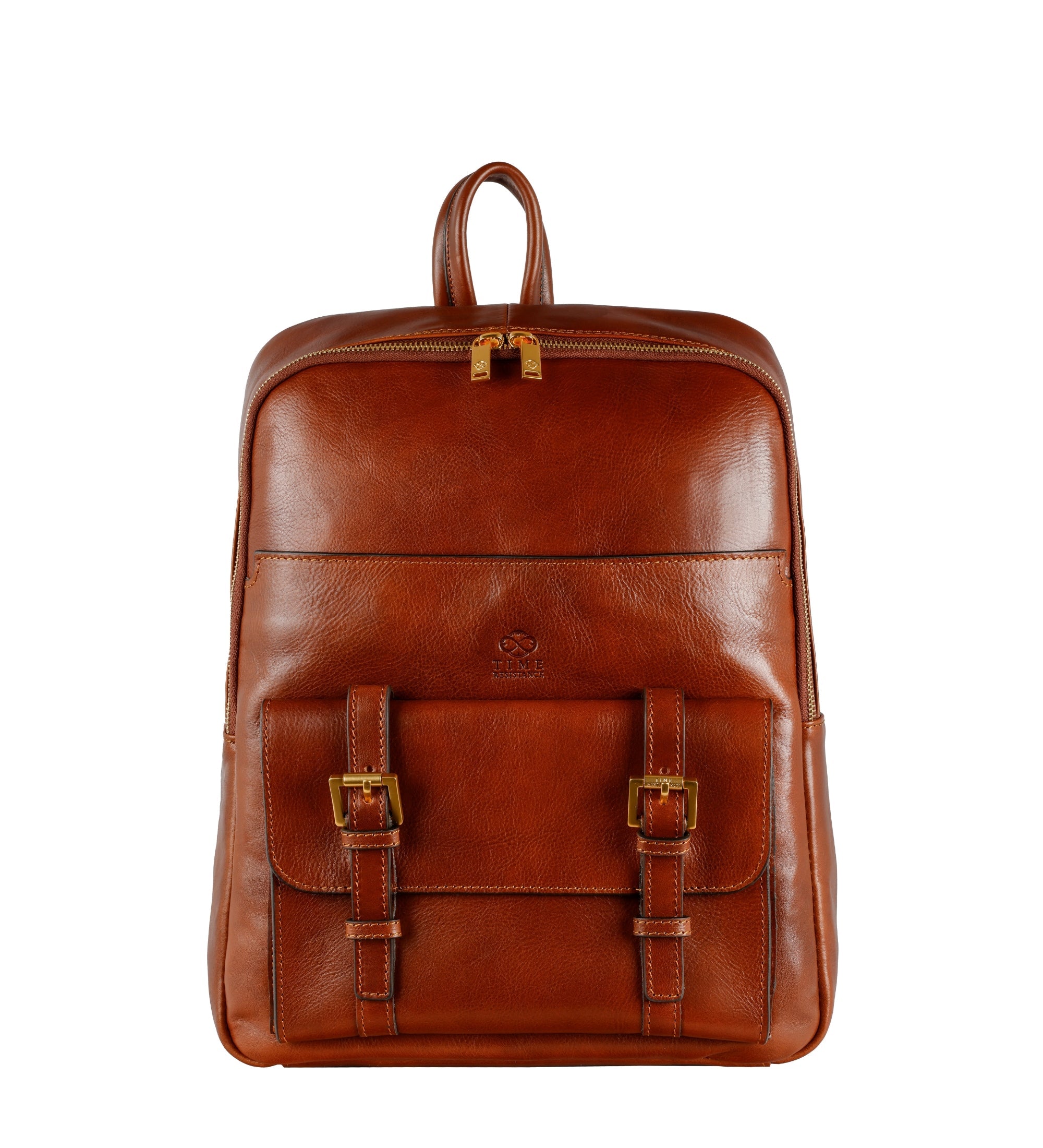 Großer Unisex-Rucksack aus italienischem Vollnarbenleder - The Divine Comedy