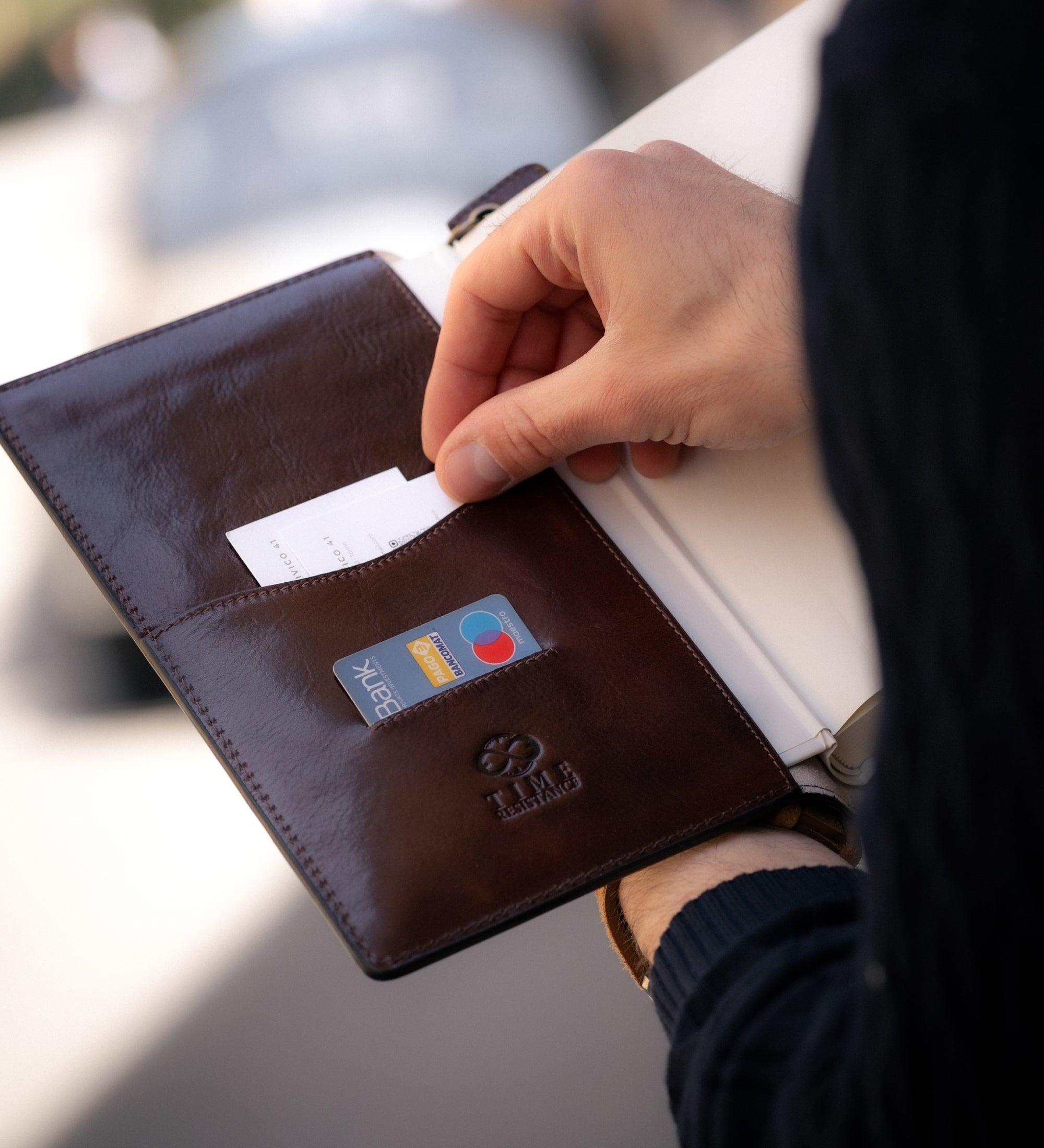 Leather Journal with Refillable A5 Notepad - The Diary of a Nobody