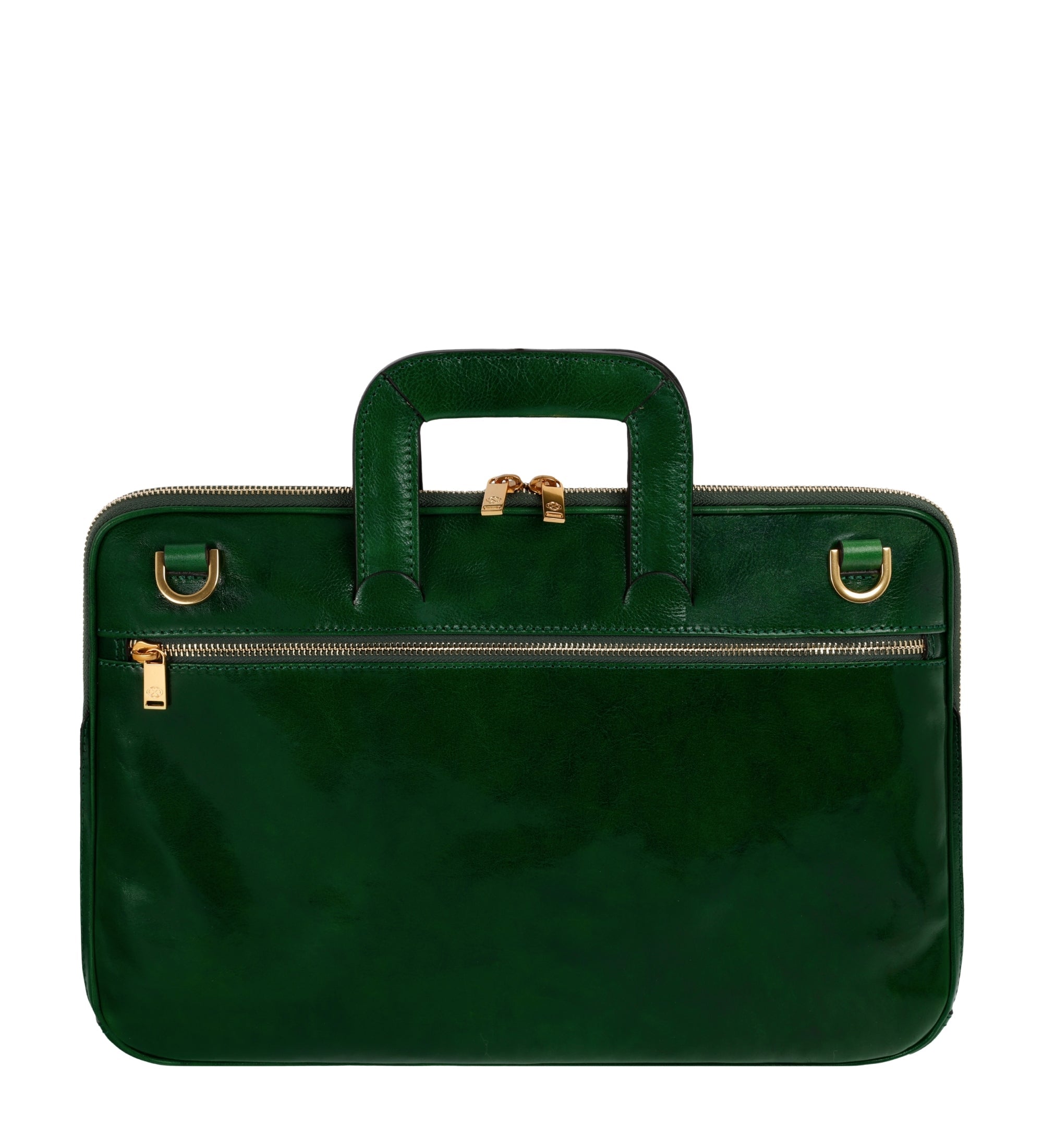 Aktentasche aus vollnarbigem italienischem Leder - Brave New World