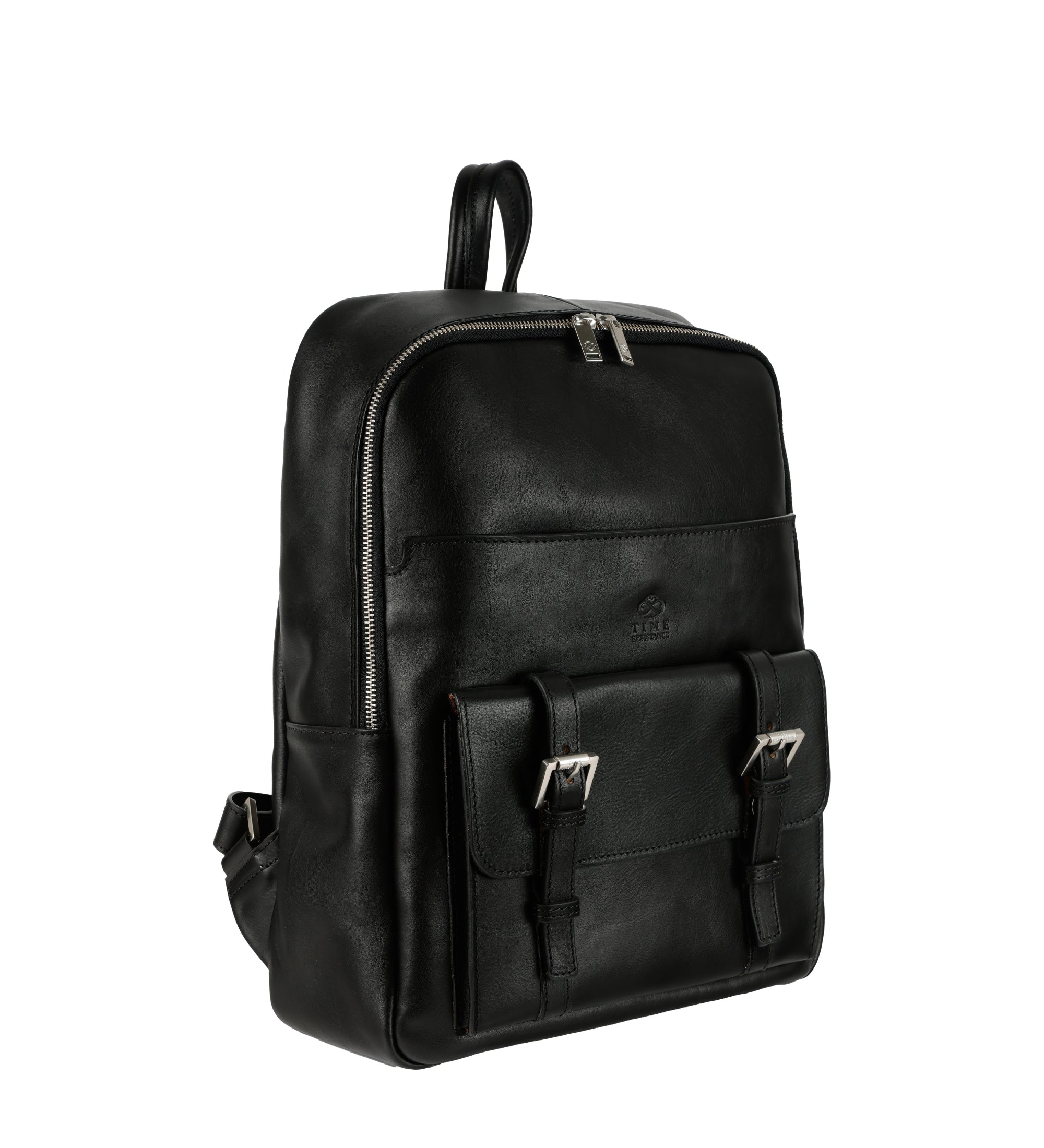 Großer Unisex-Rucksack aus italienischem Vollnarbenleder - The Divine Comedy