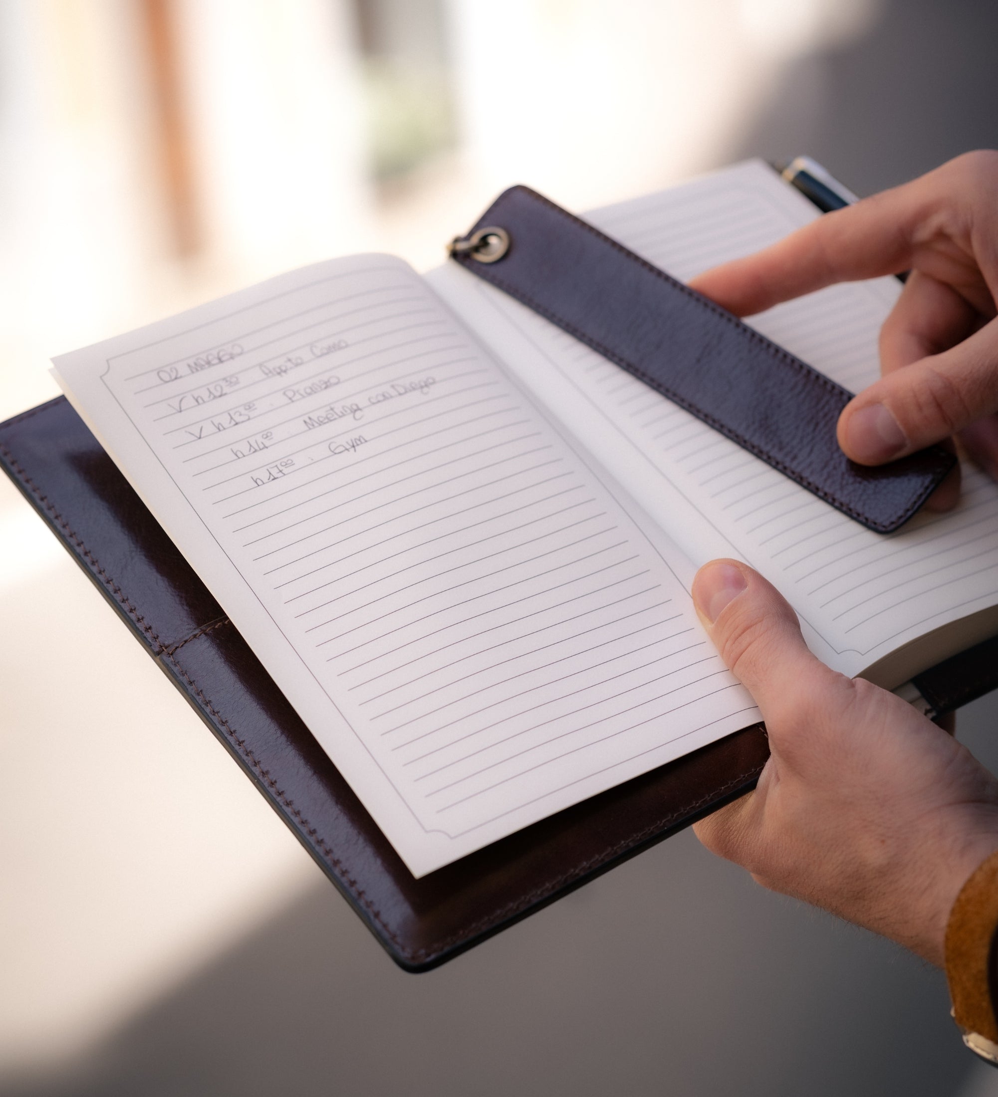 Leather Journal with Refillable A5 Notepad - The Diary of a Nobody