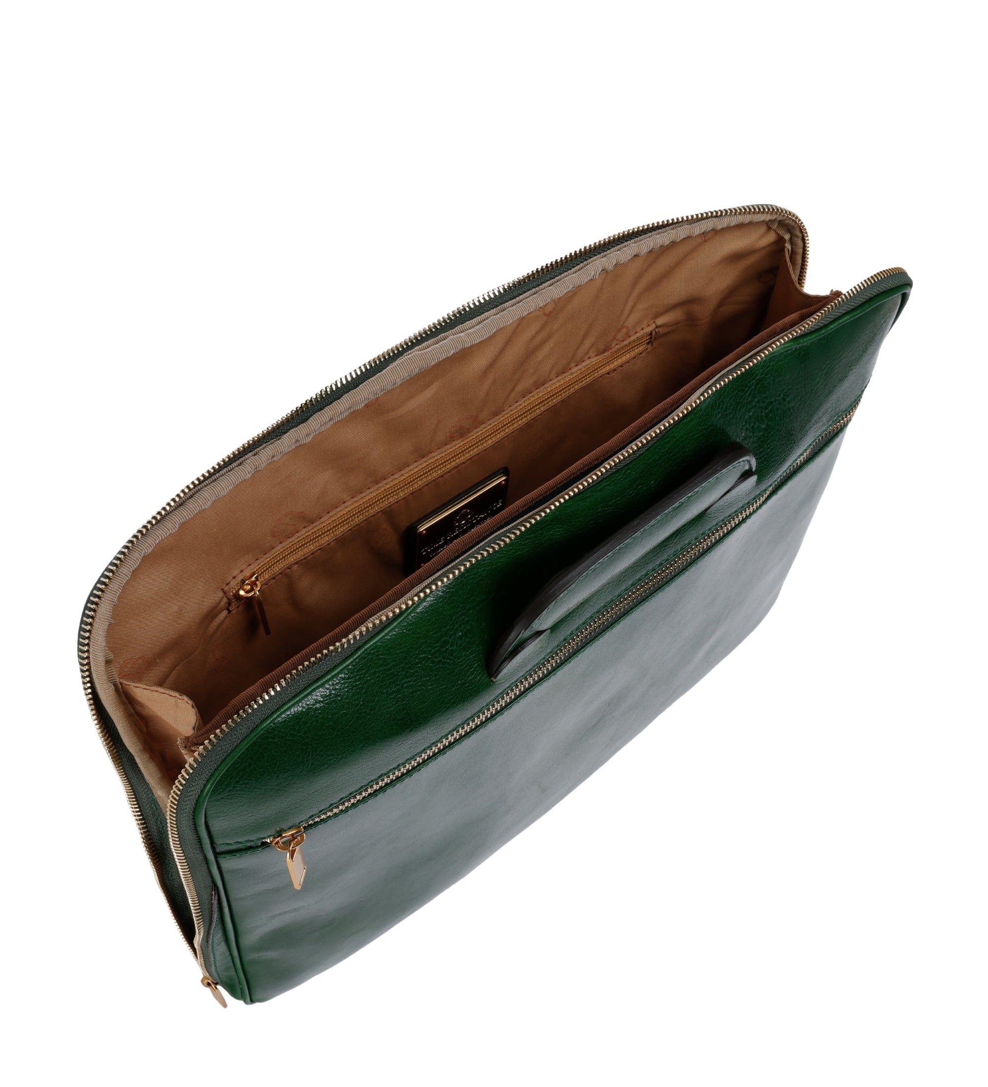 Aktentasche aus vollnarbigem italienischem Leder - Brave New World