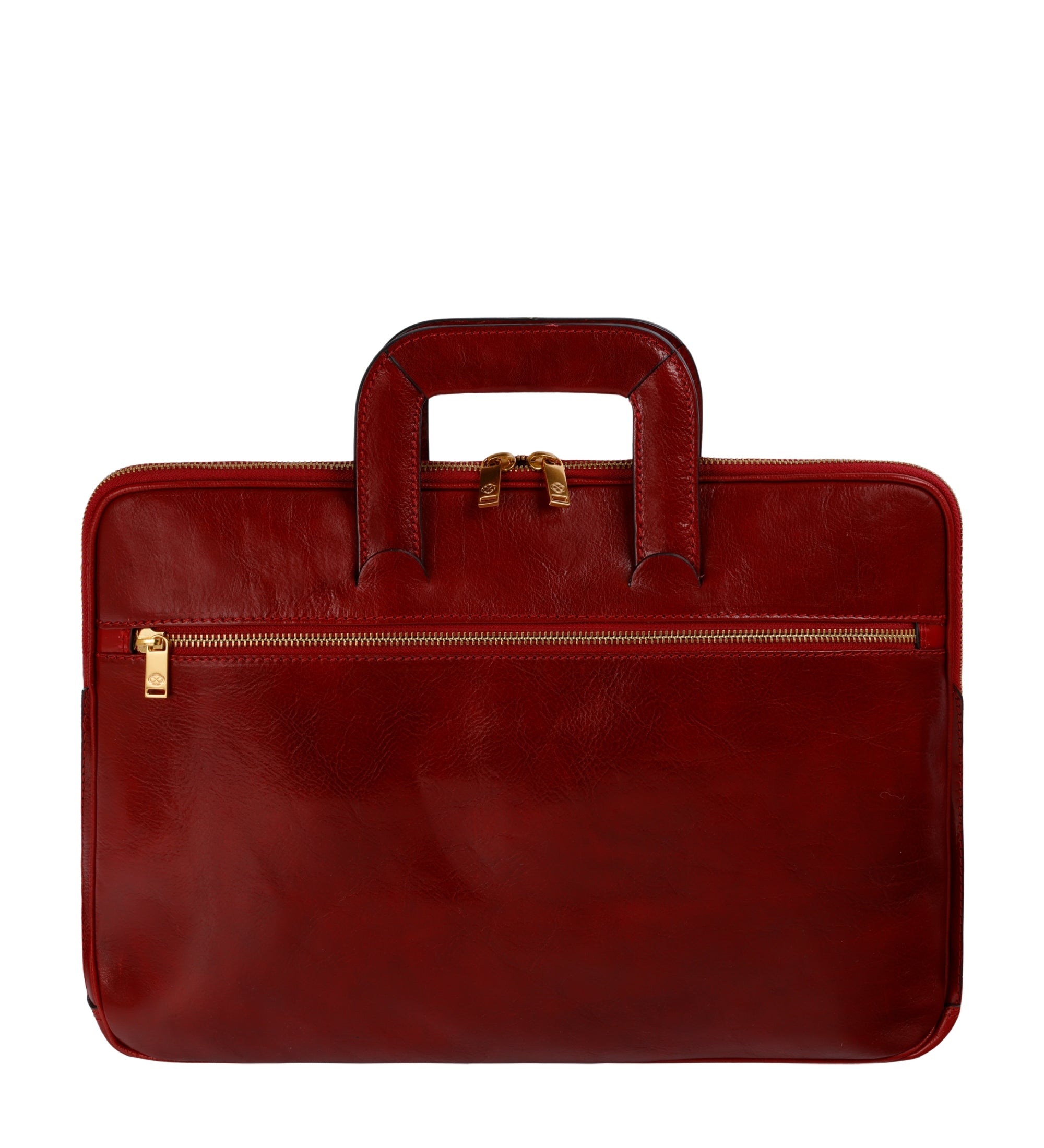 Aktentasche aus vollnarbigem italienischem Leder - Brave New World
