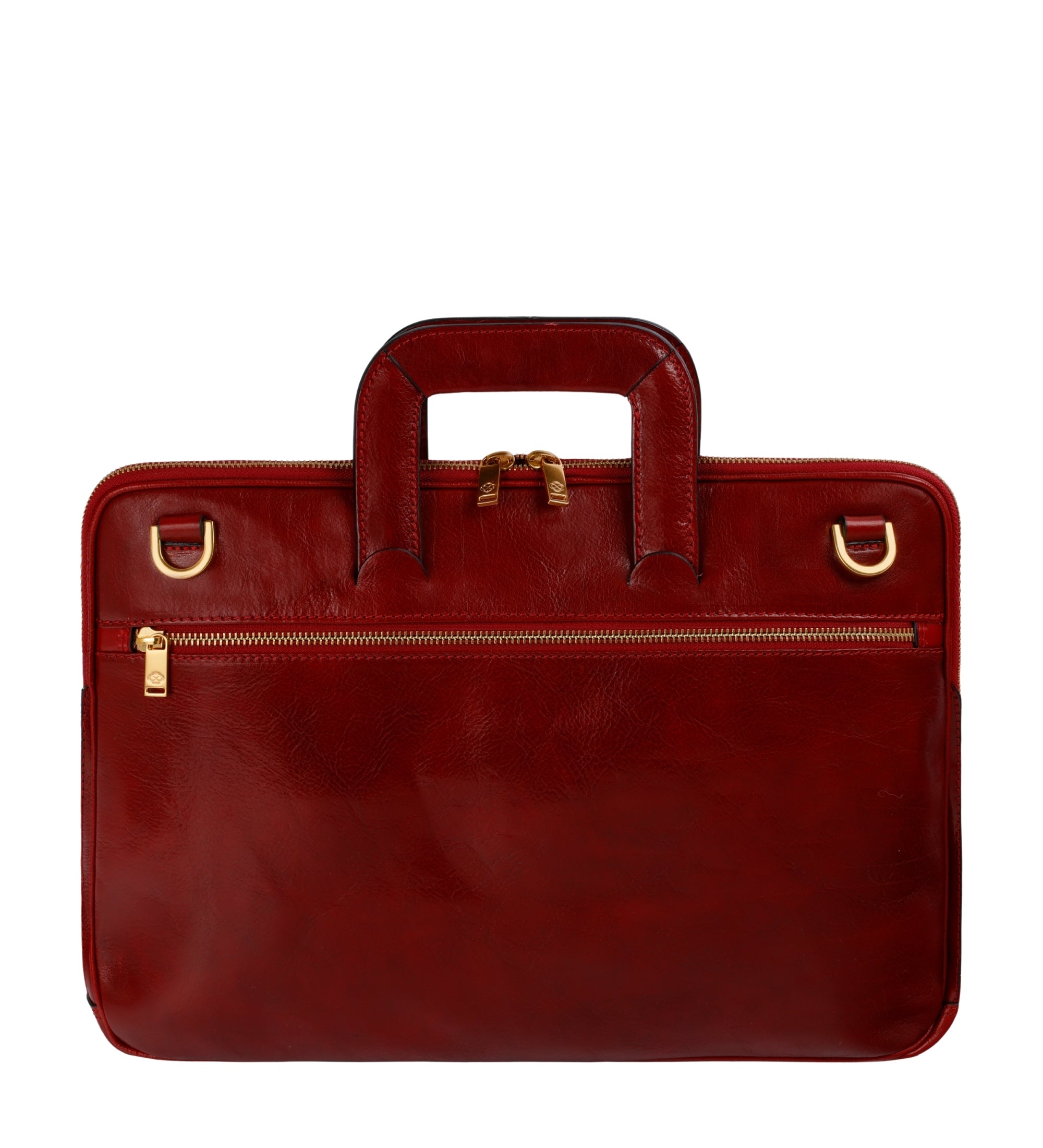 Aktentasche aus vollnarbigem italienischem Leder - Brave New World