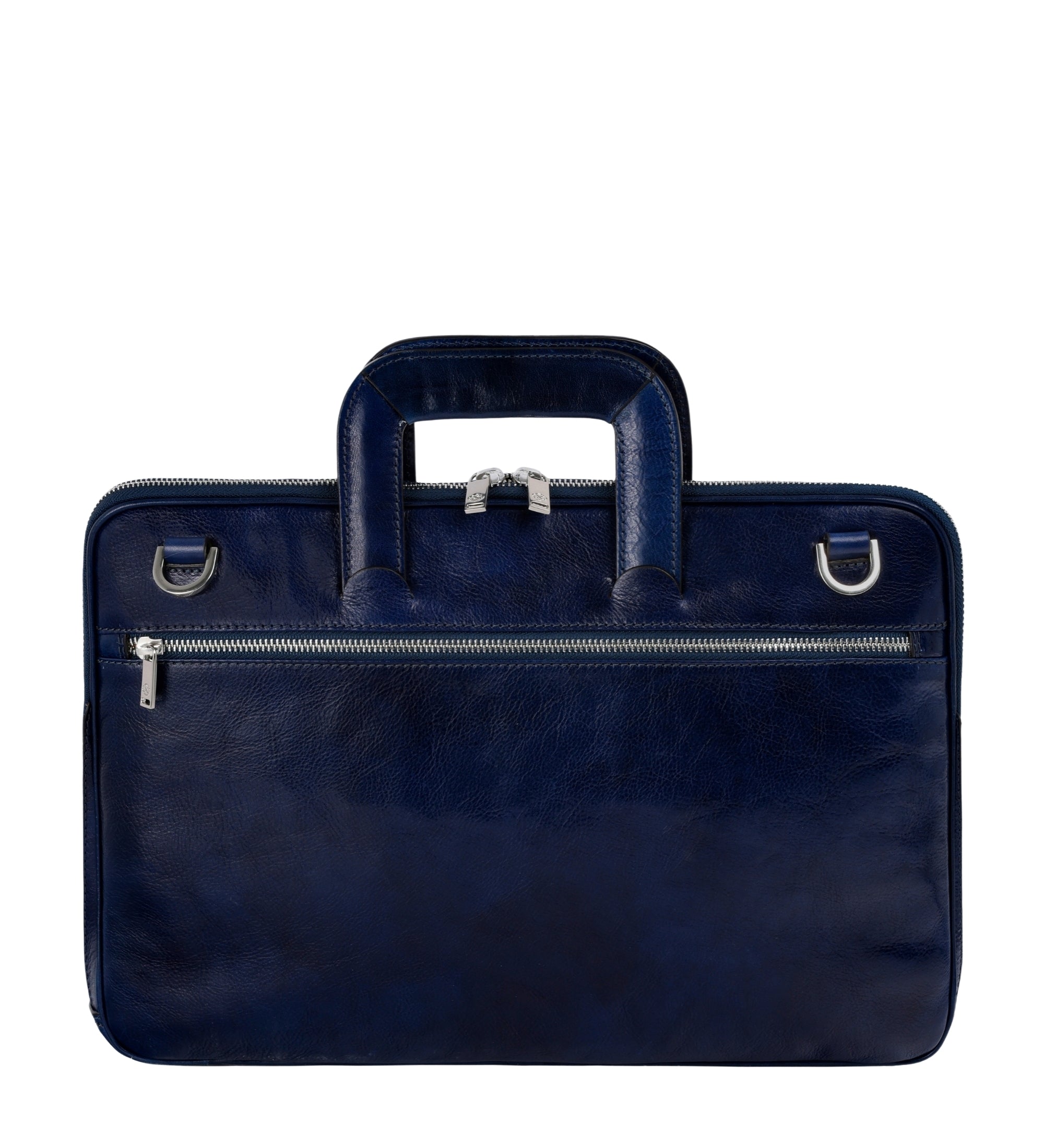 Aktentasche aus vollnarbigem italienischem Leder - Brave New World