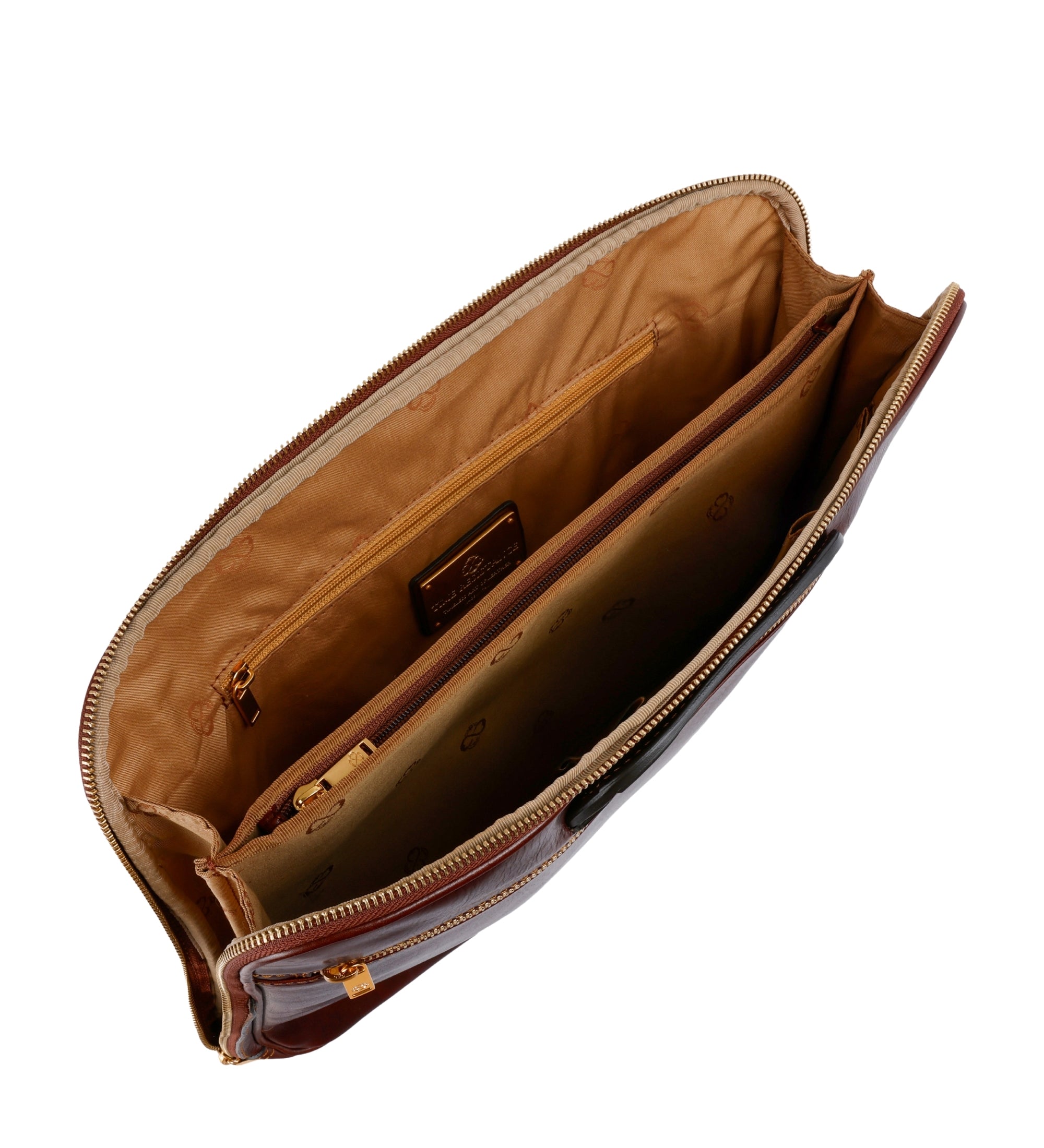 Aktentasche aus vollnarbigem italienischem Leder - Brave New World