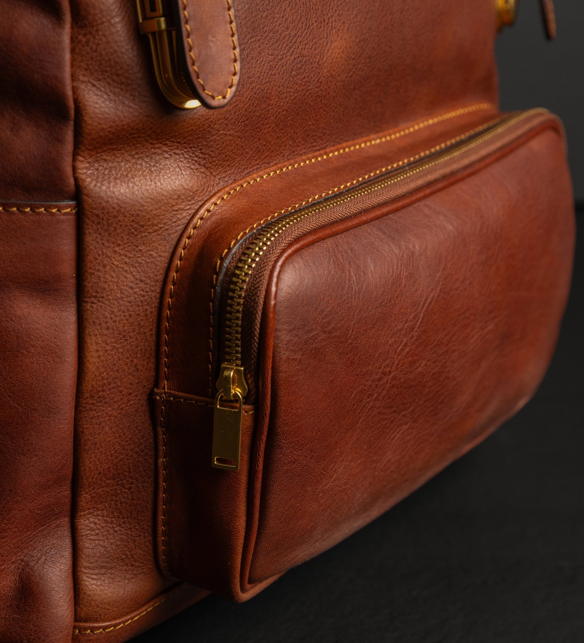 Leather Backpack - The Good Earth