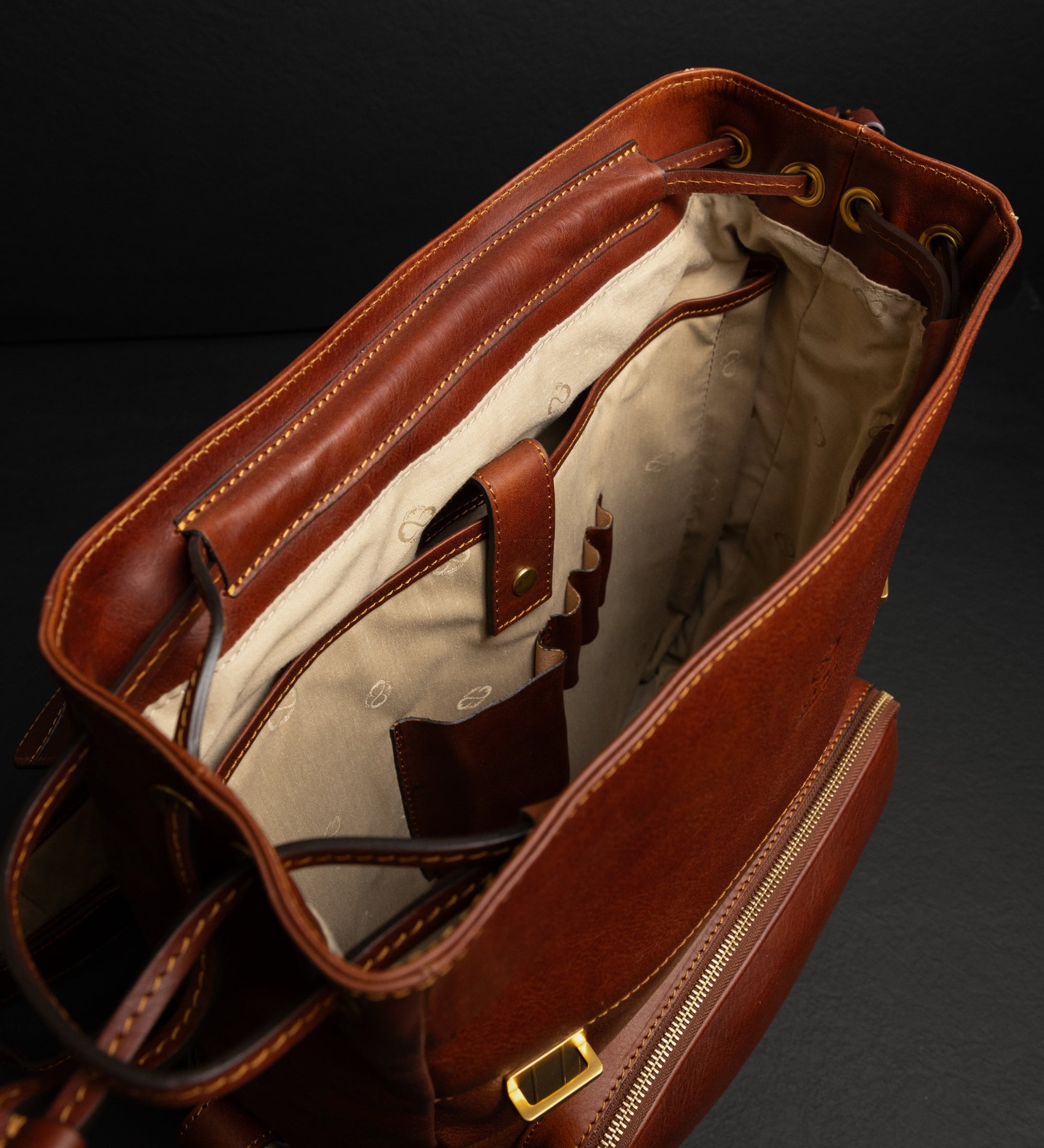 Leather Backpack - The Good Earth