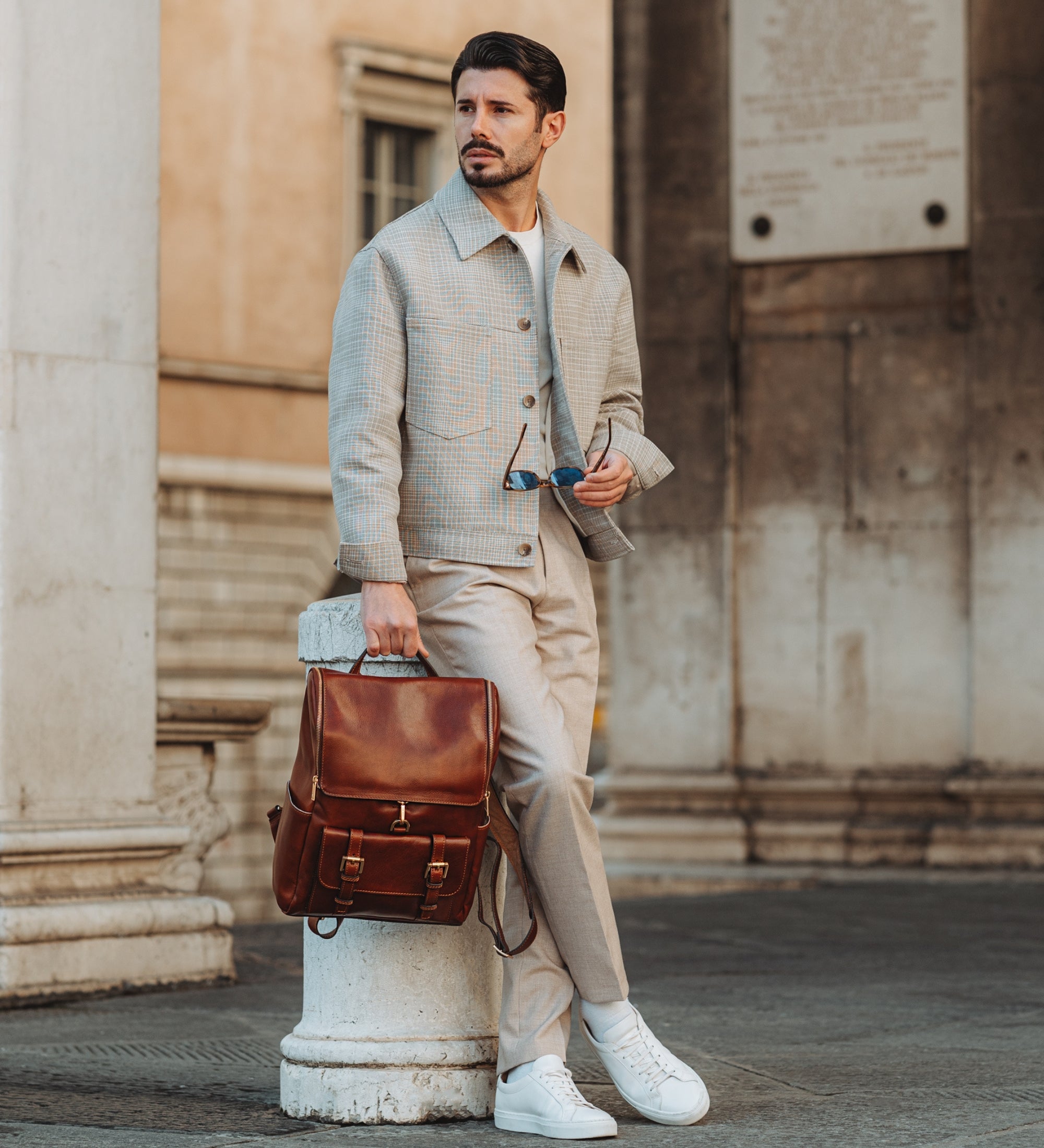 Large Leather Backpack - The Odyssey