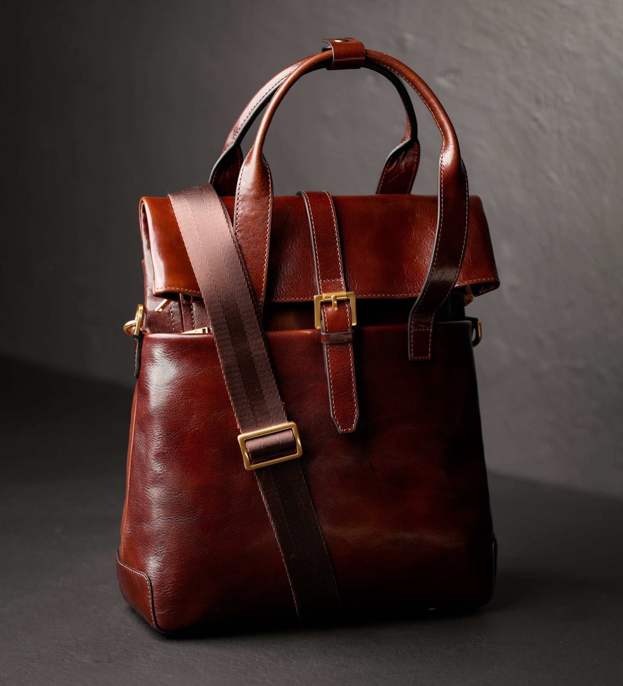 Convertible Leather Backpack - The Awakening