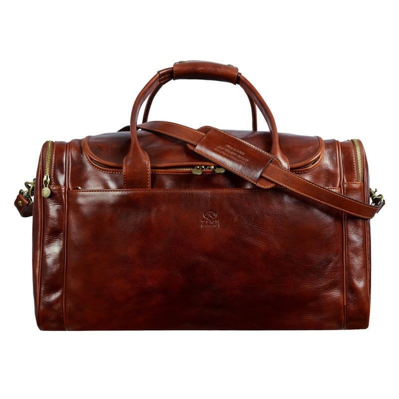 Leather Duffel Bag, Full Grain Leather Travel Bag, Weekender Bag, Overnight  Bag, Birthday Gift for Him, Cabin Travel Bag 