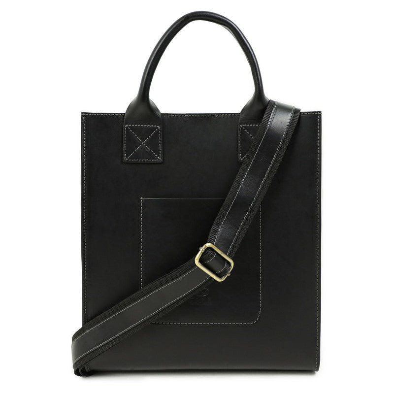 Full Grain Italian Leather Tote Bag - The Republic Time Resistance