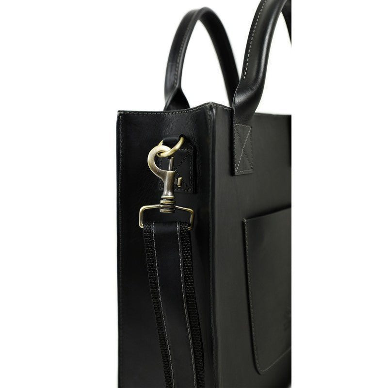 Full Grain Italian Leather Tote Bag - The Republic Time Resistance