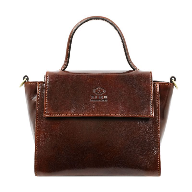 Womens Full Grain Italian Leather Purse - The God of Small Things Time Resistance