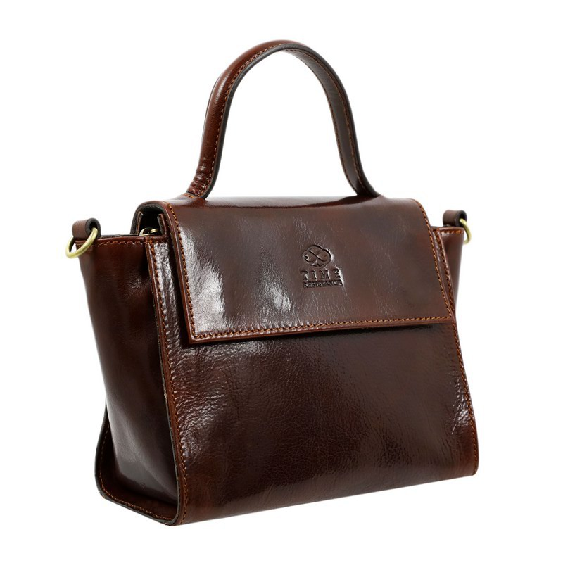 Womens Full Grain Italian Leather Purse - The God of Small Things Time Resistance