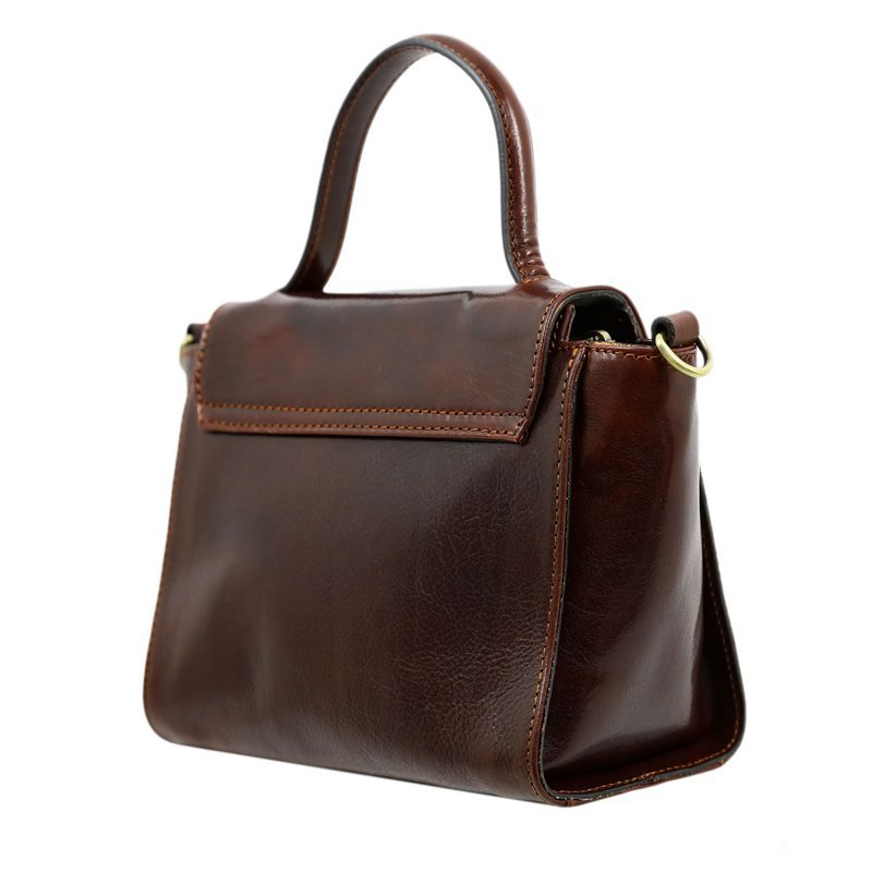 Womens Full Grain Italian Leather Purse - The God of Small Things Time Resistance
