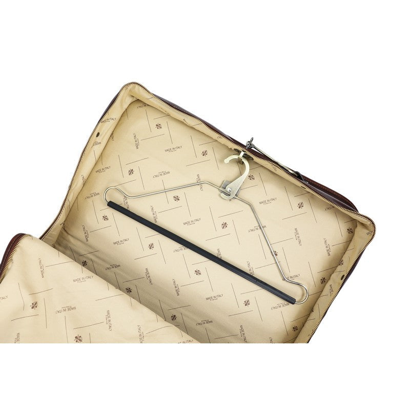 Full Grain Italian Leather Garment / Suit Bag - The Big Sleep Time Resistance