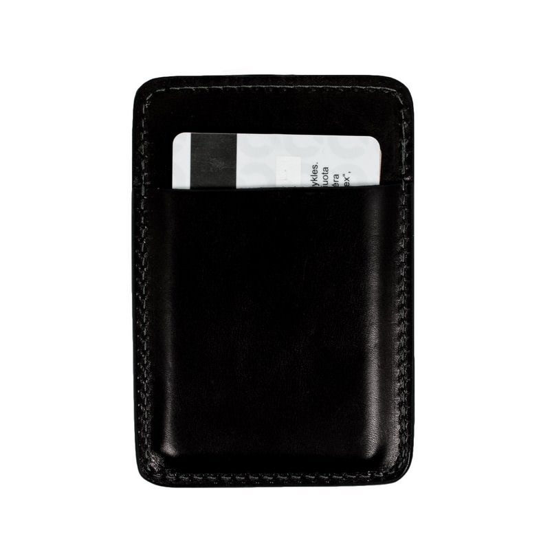 Full Grain Italian Leather Credit Card Case Business Card / Wallet Case - 1984 Time Resistance