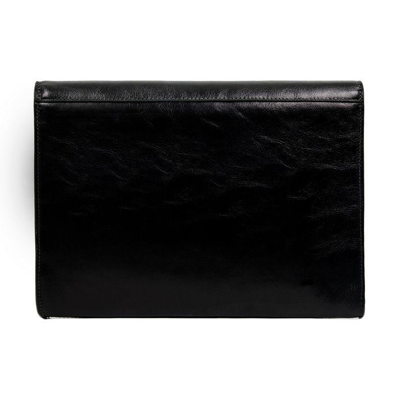 Full Grain Italian Leather Portfolio Document Holder - Age of Innocence Time Resistance