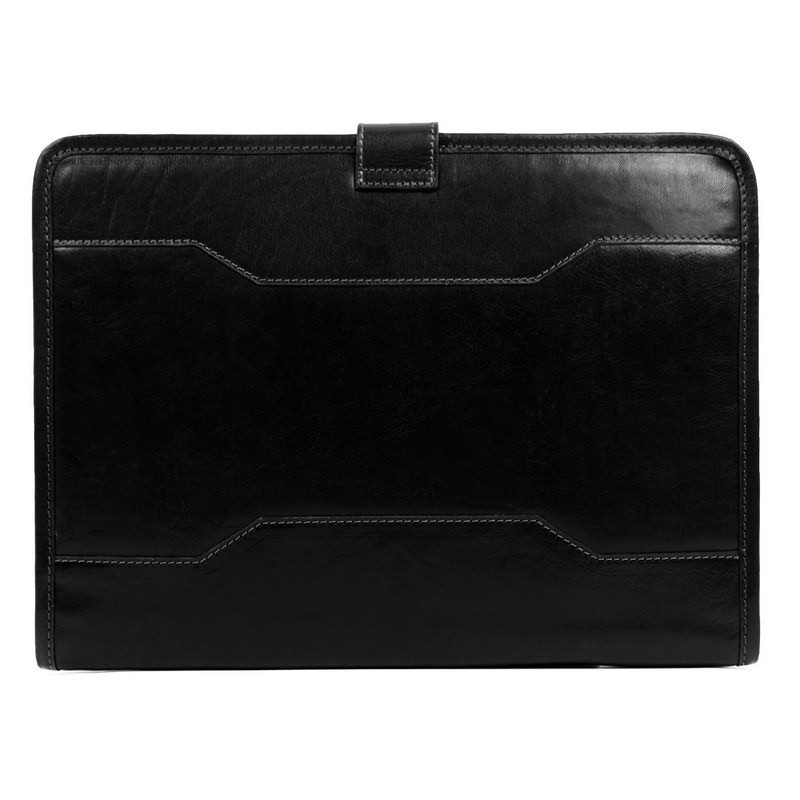 Full Grain Italian Leather A4 Documents Folder Organizer - The Call of the Wild Time Resistance