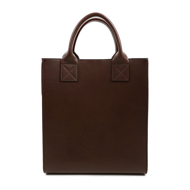 Full Grain Italian Leather Tote Bag - The Republic Time Resistance