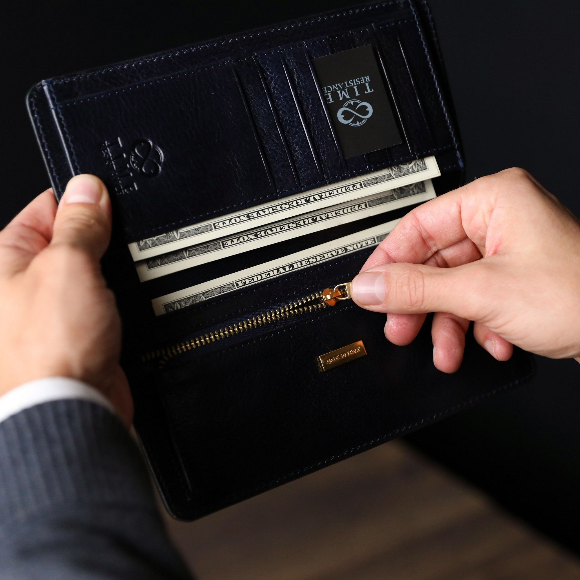 A Coat Wallet - The Periodic Table Accessories Time Resistance