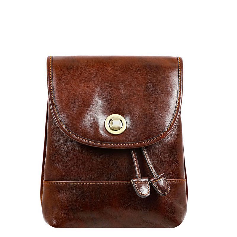 Time Resistance Leather Cross Body Bag - Moonfleet - Frederic St James