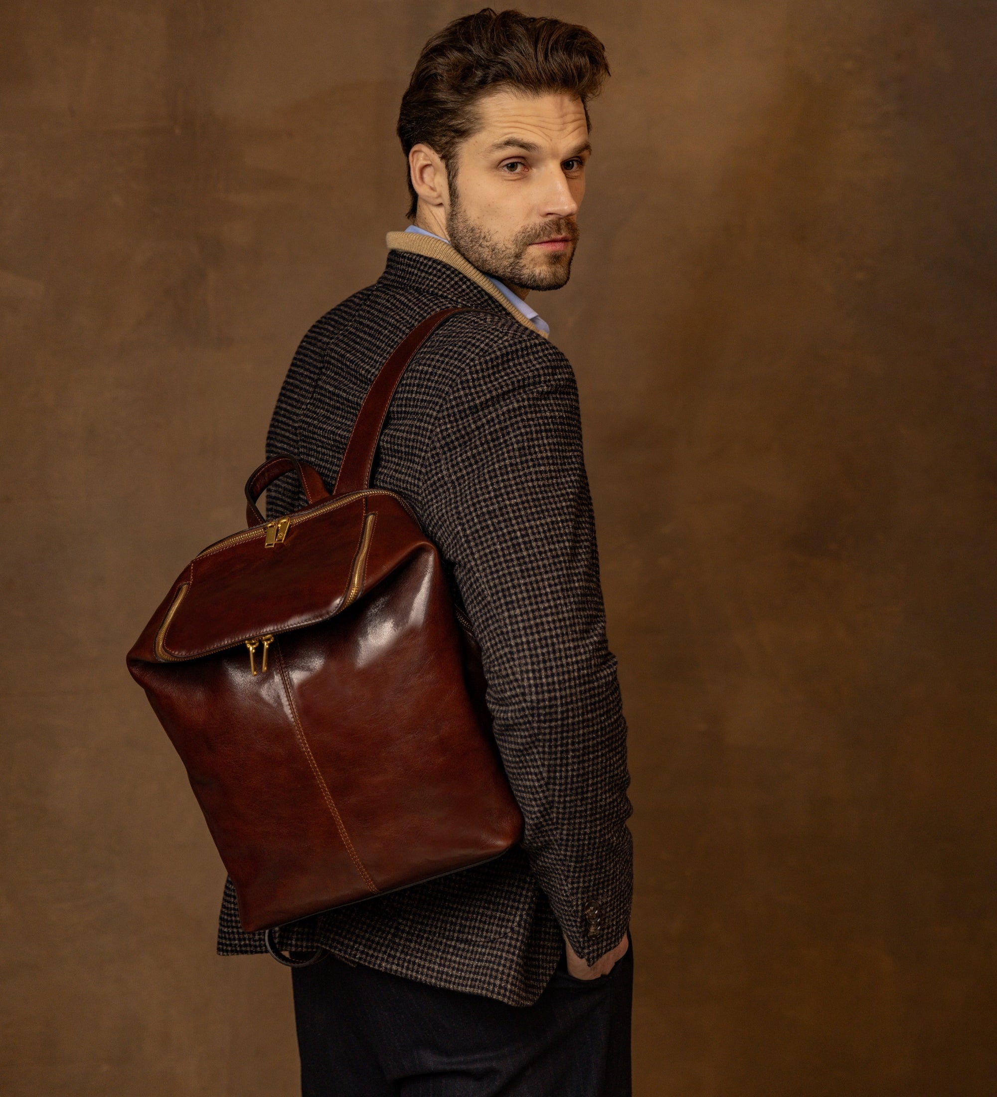 Leather Backpack