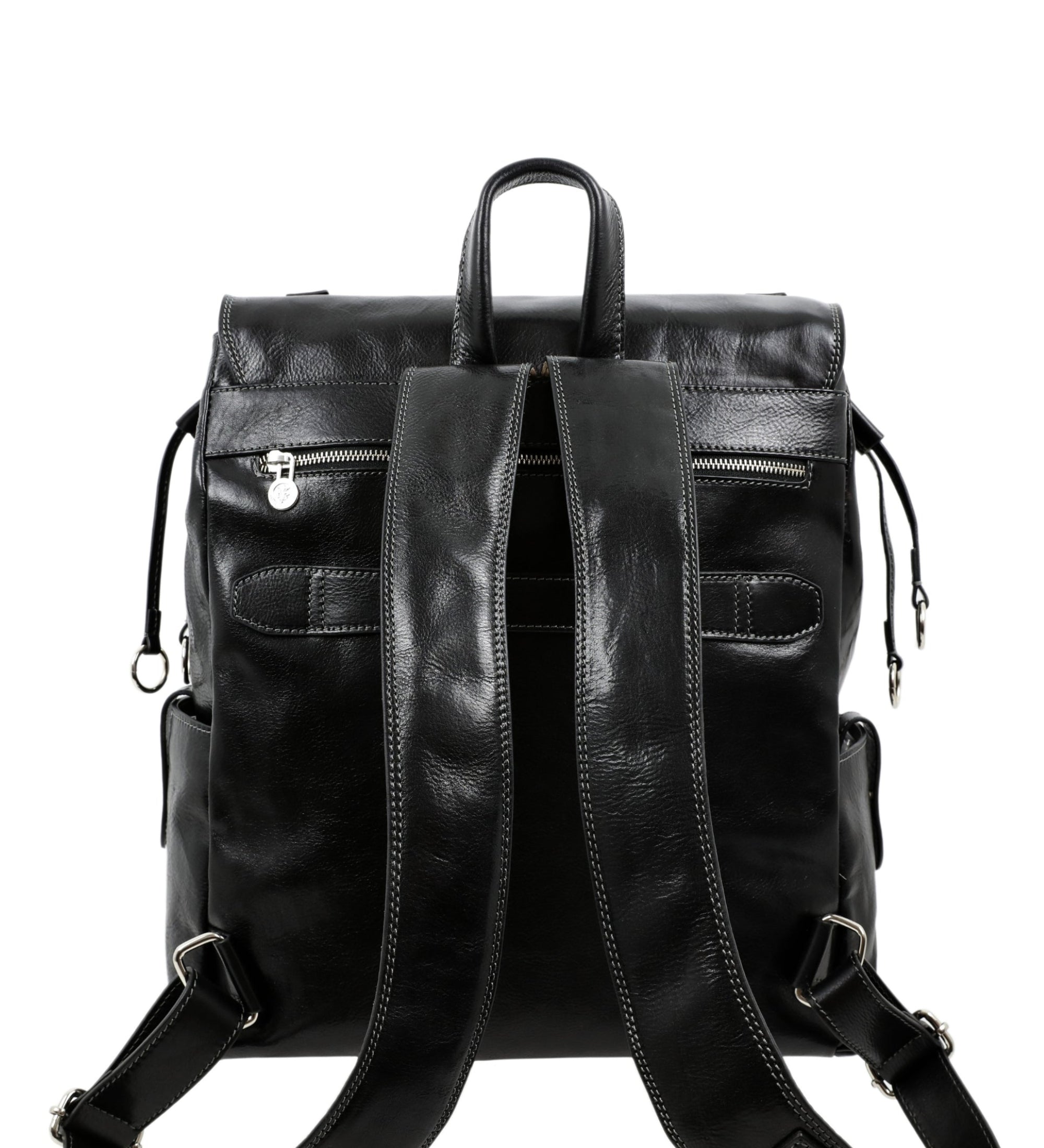 Full Grain Italian Leather Backpack - The Good Earth