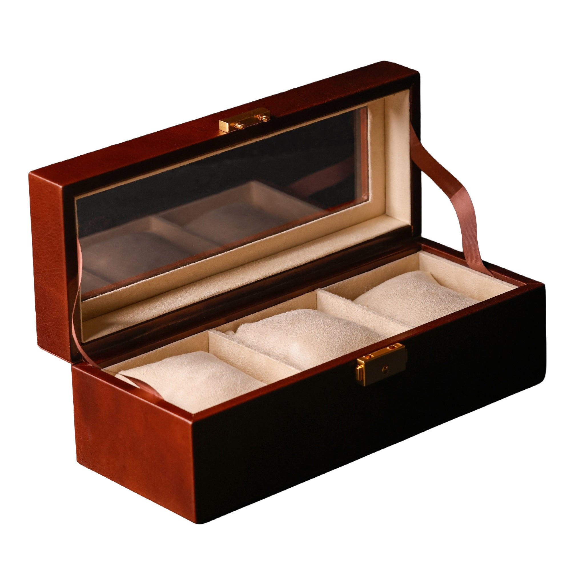 Leather Watch Box, Watch Organizer - Silence