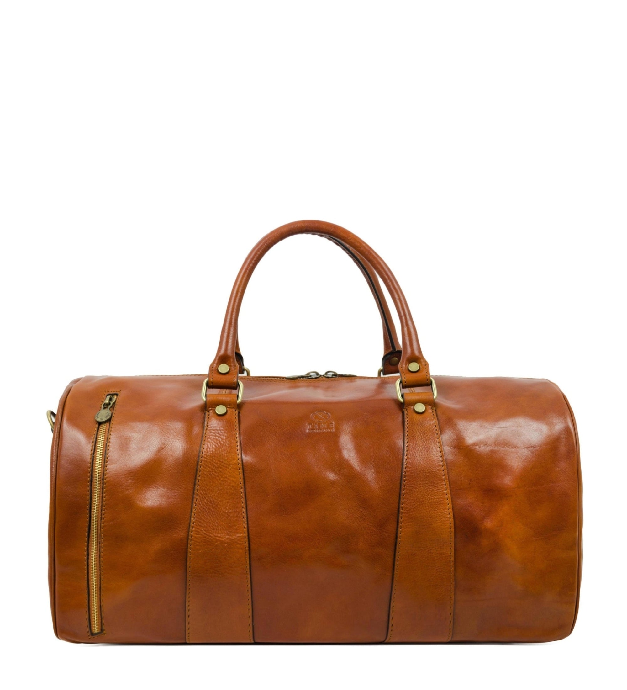 Full Grain Italian Leather Duffel Bag - Wise Children