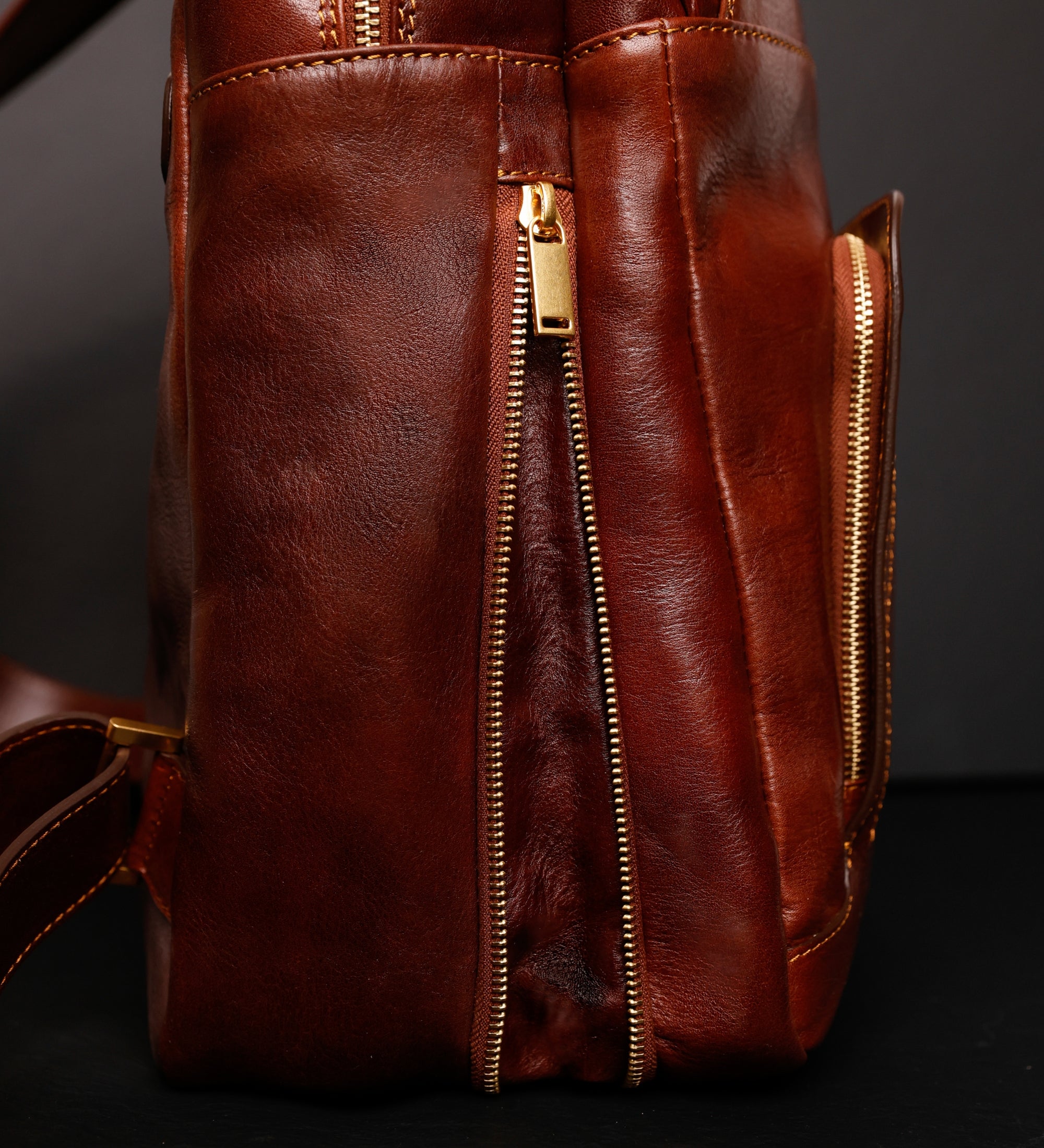 Large Leather Backpack - L.A. Confidential