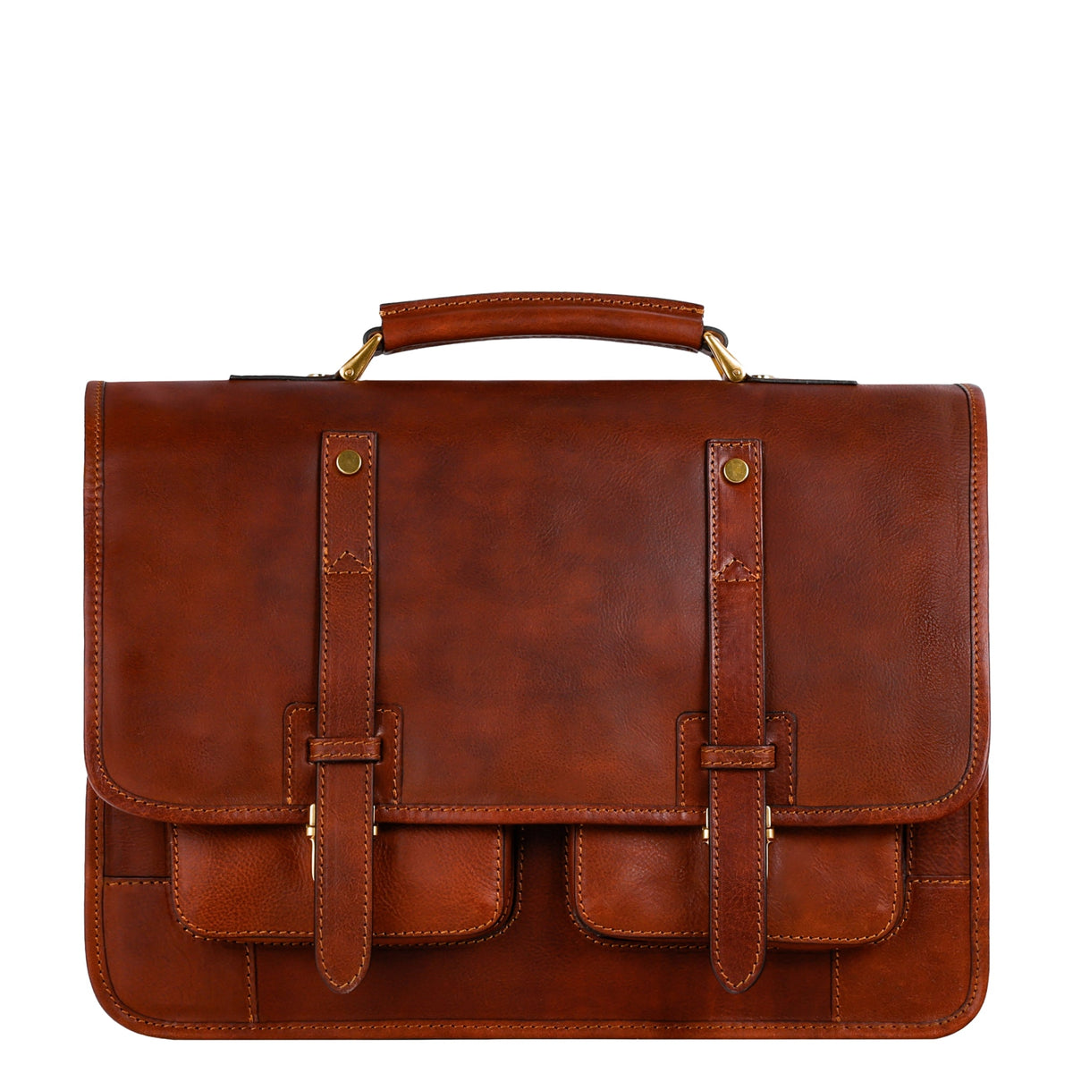 Leather Briefcase Backpack