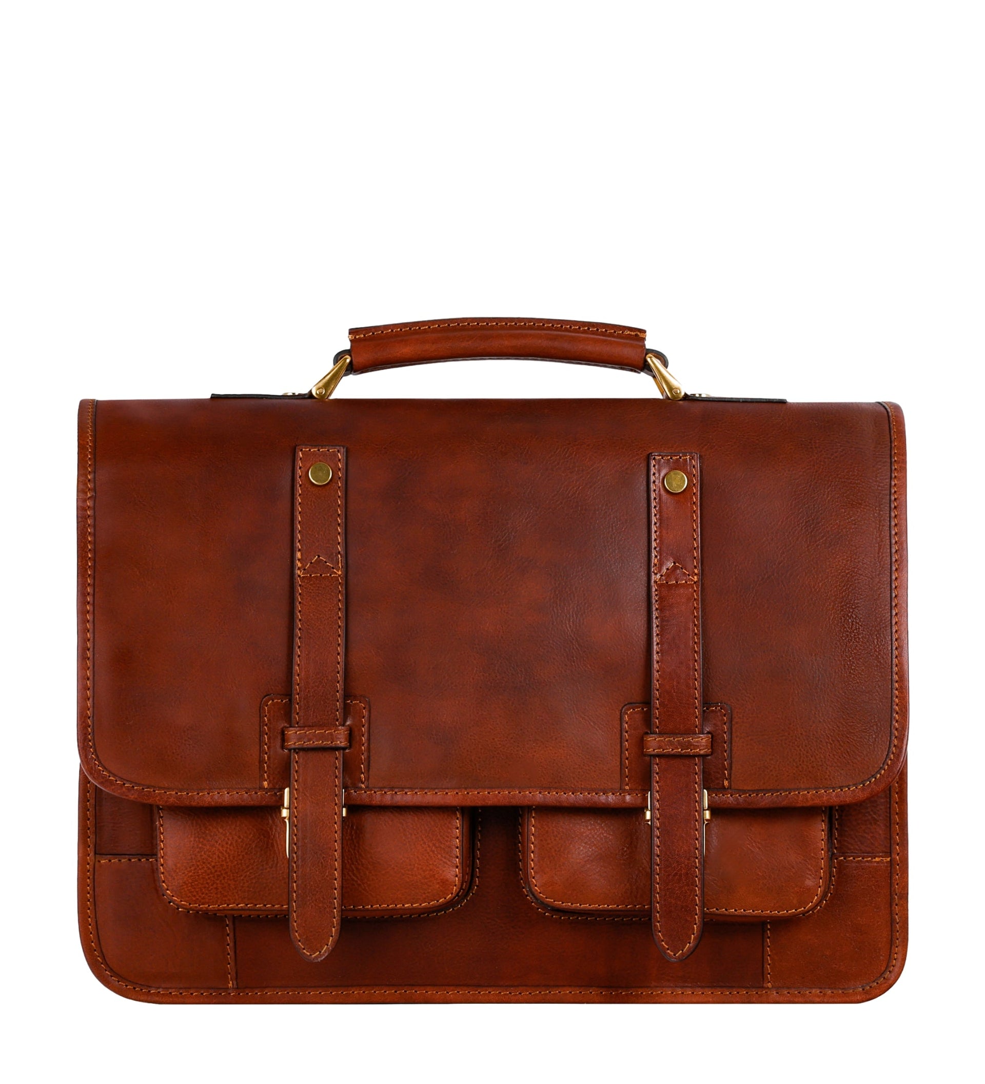 Leather Briefcase Backpack