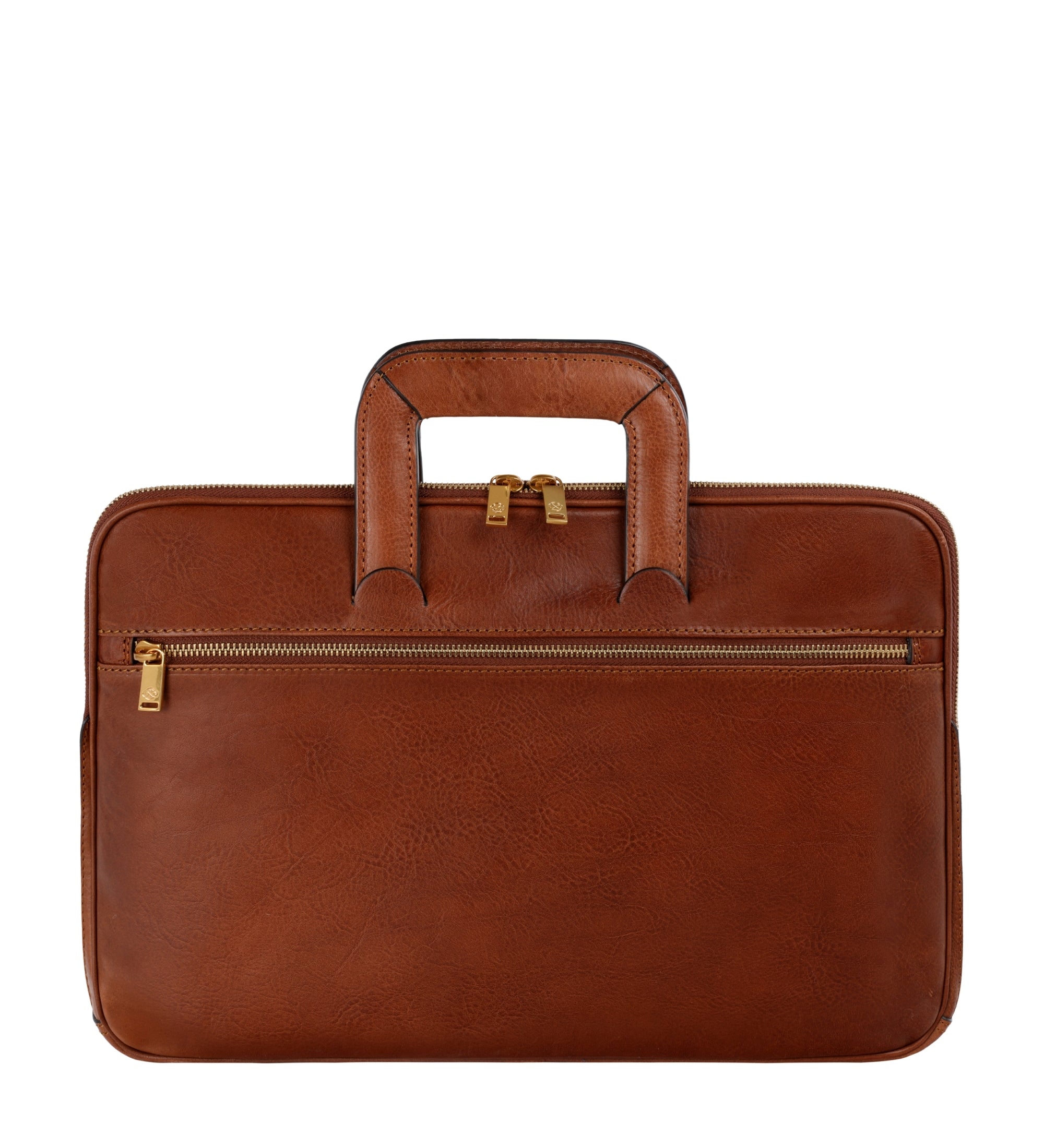 Womens Leather Briefcase Laptop Bag - Brave New World