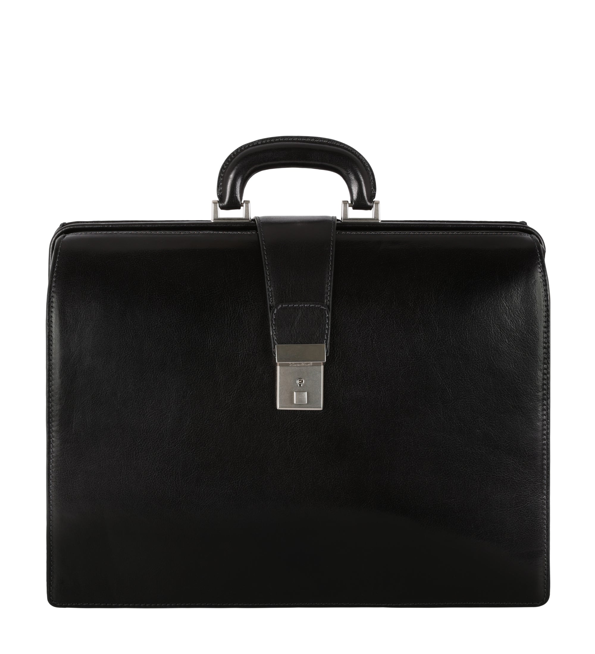 Large Full Grain Italian Leather Briefcase - The Firm