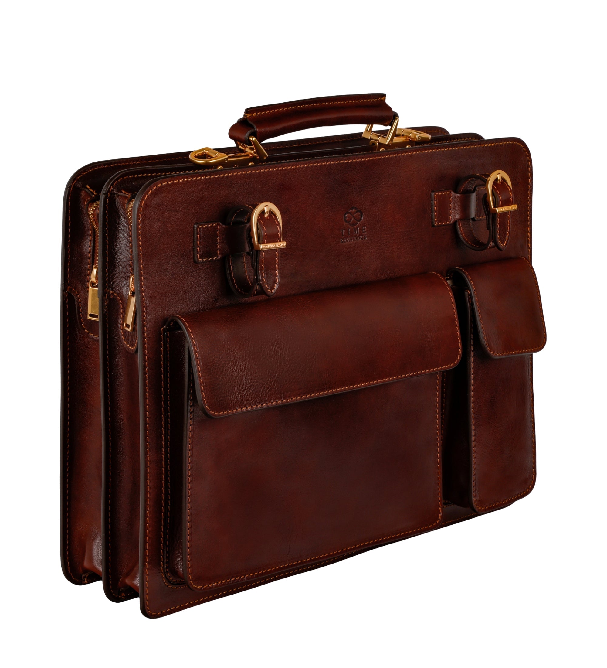 Leather Satchel Bag Briefcase - The Prophet