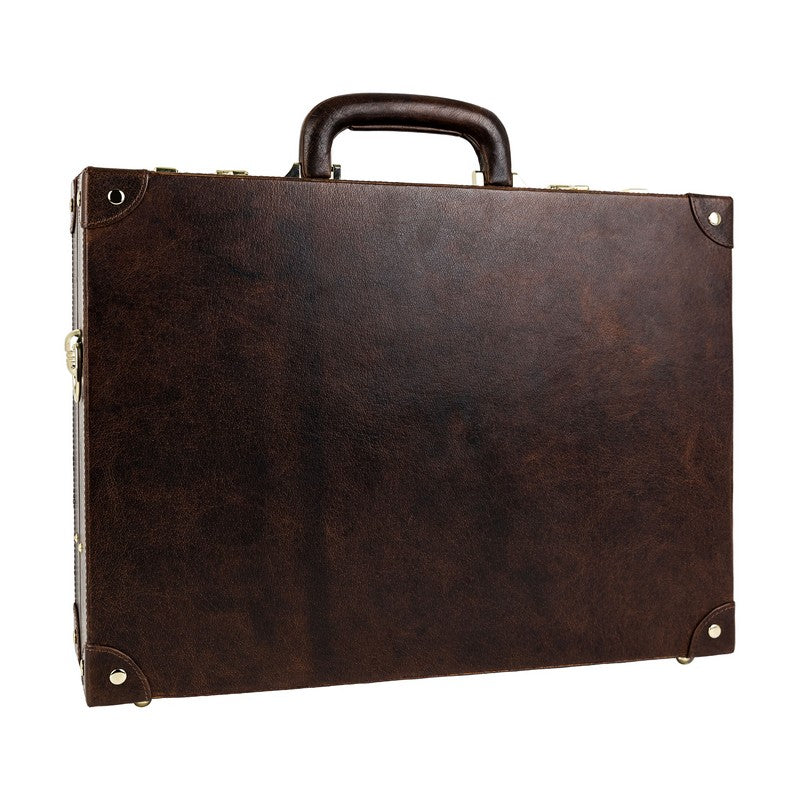 Large Leather Attach Case Briefcase - Parade's End