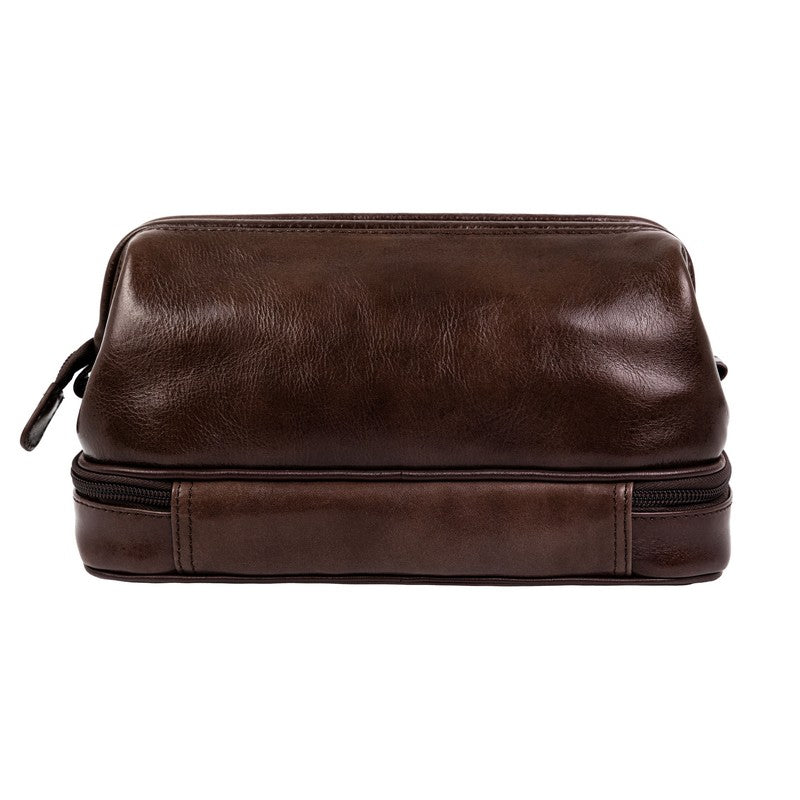 Leather Toiletry Bag, Waterproof - Midnight's Children