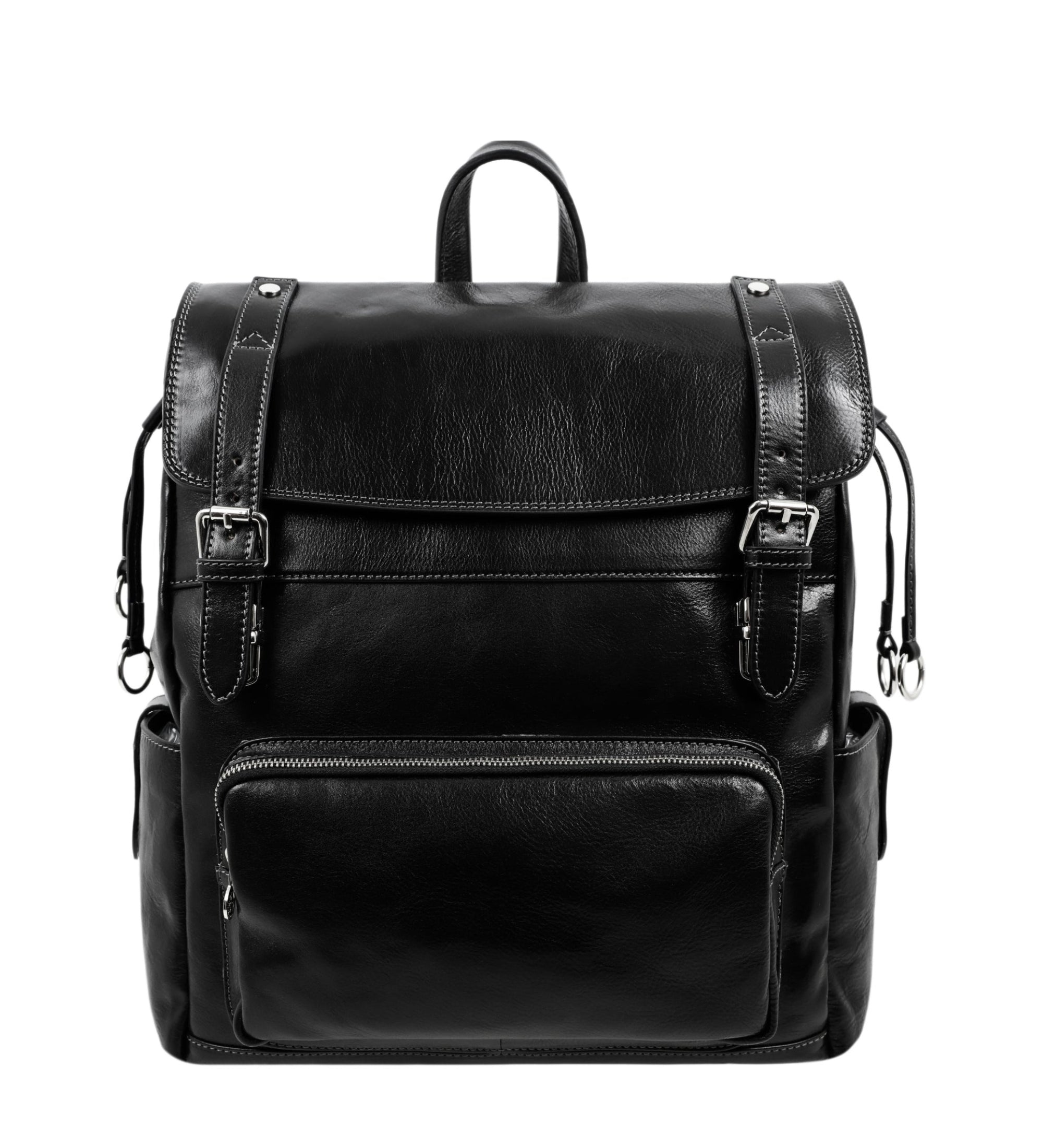 Full Grain Italian Leather Backpack - The Good Earth